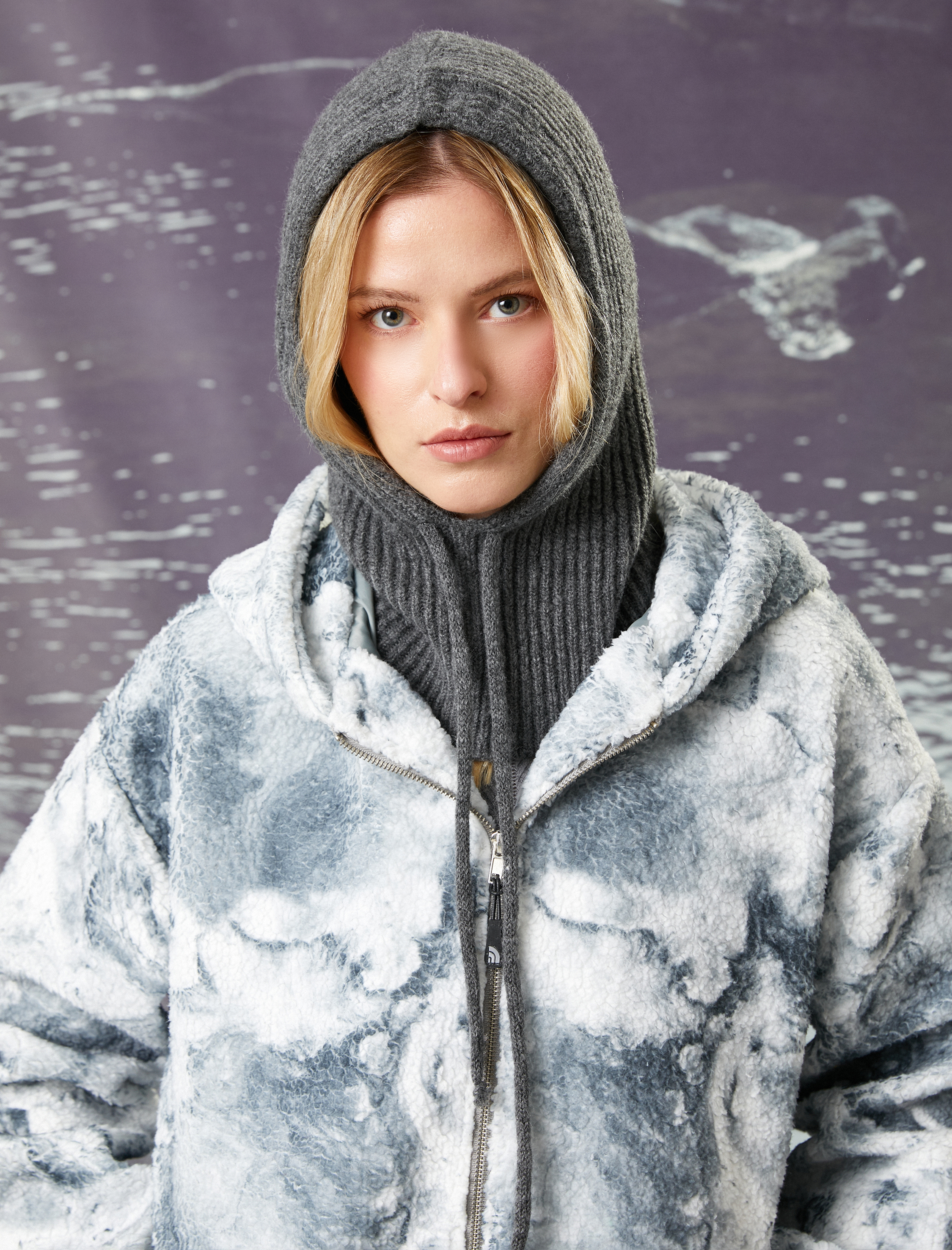  Kadın Koton X Şahika Ercümen - Balaklava Bağcıklı Boyunluklu Triko