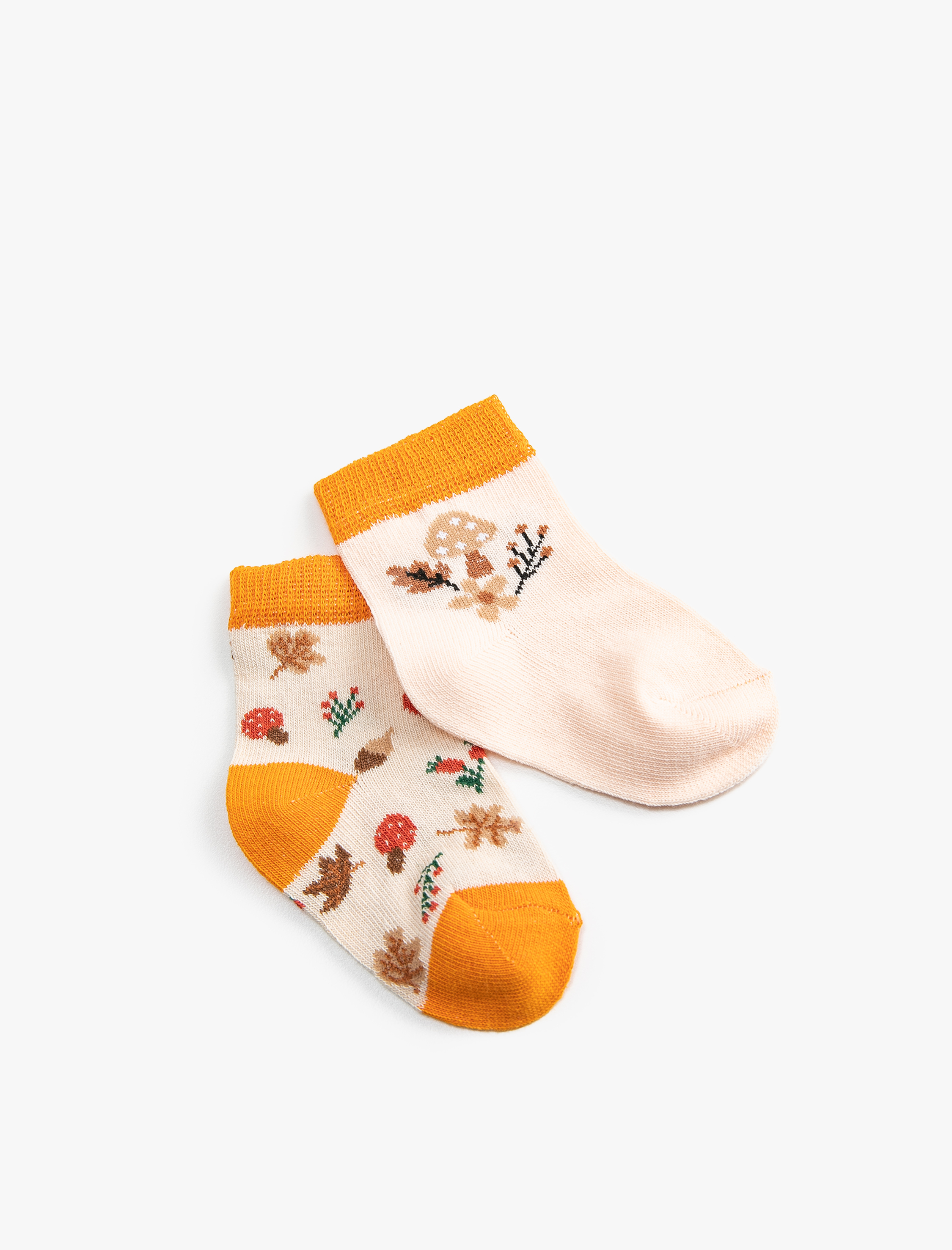 Koton 2'li Çiçekli Baskılı Çorap. 2