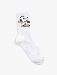 Snoopy Soket Çorap Lisanslı Desenli