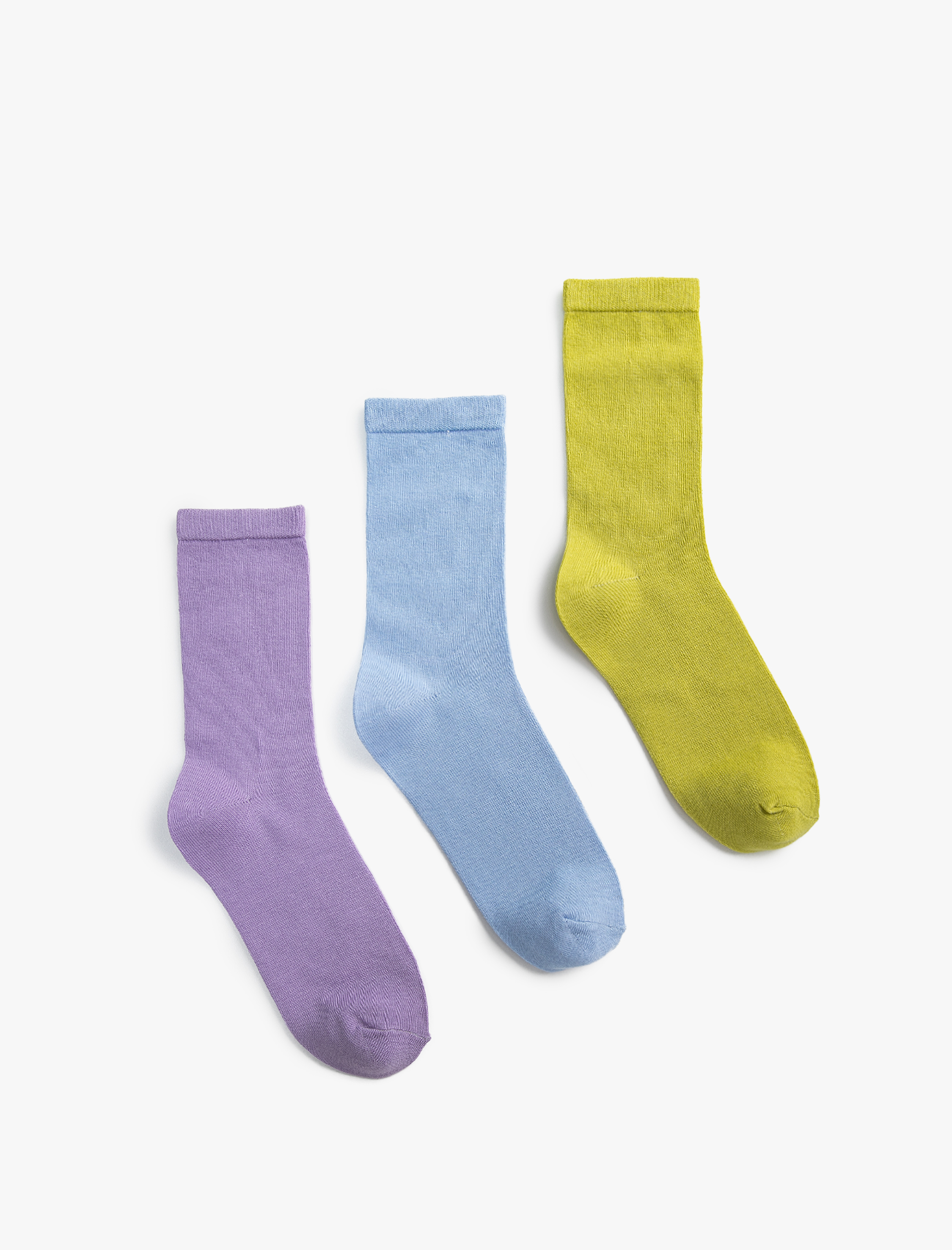  Kadın Basic 3'lü Soket Çorap Seti