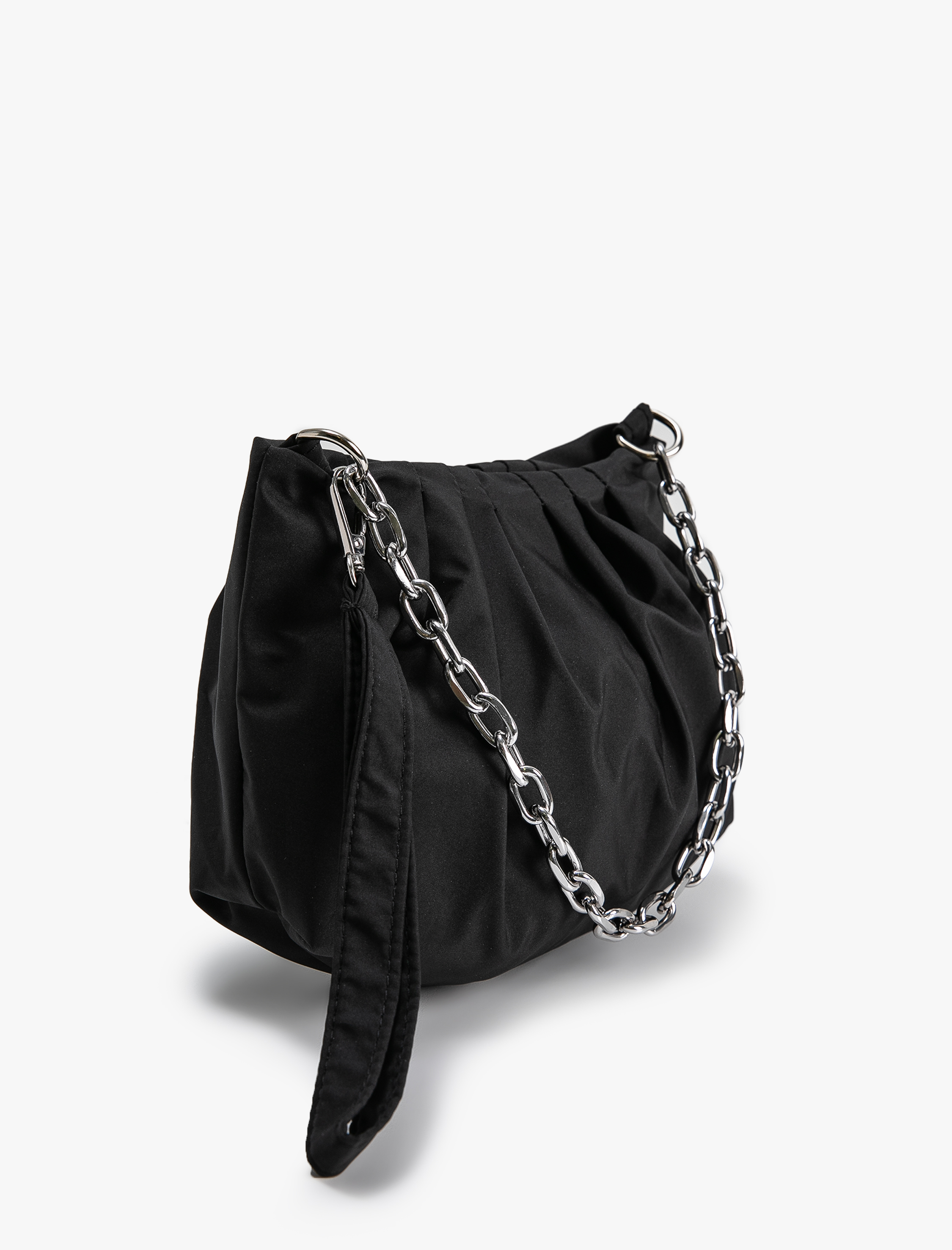  Kadın Omuz Çantası Pilise Detaylı Zincir Askılı