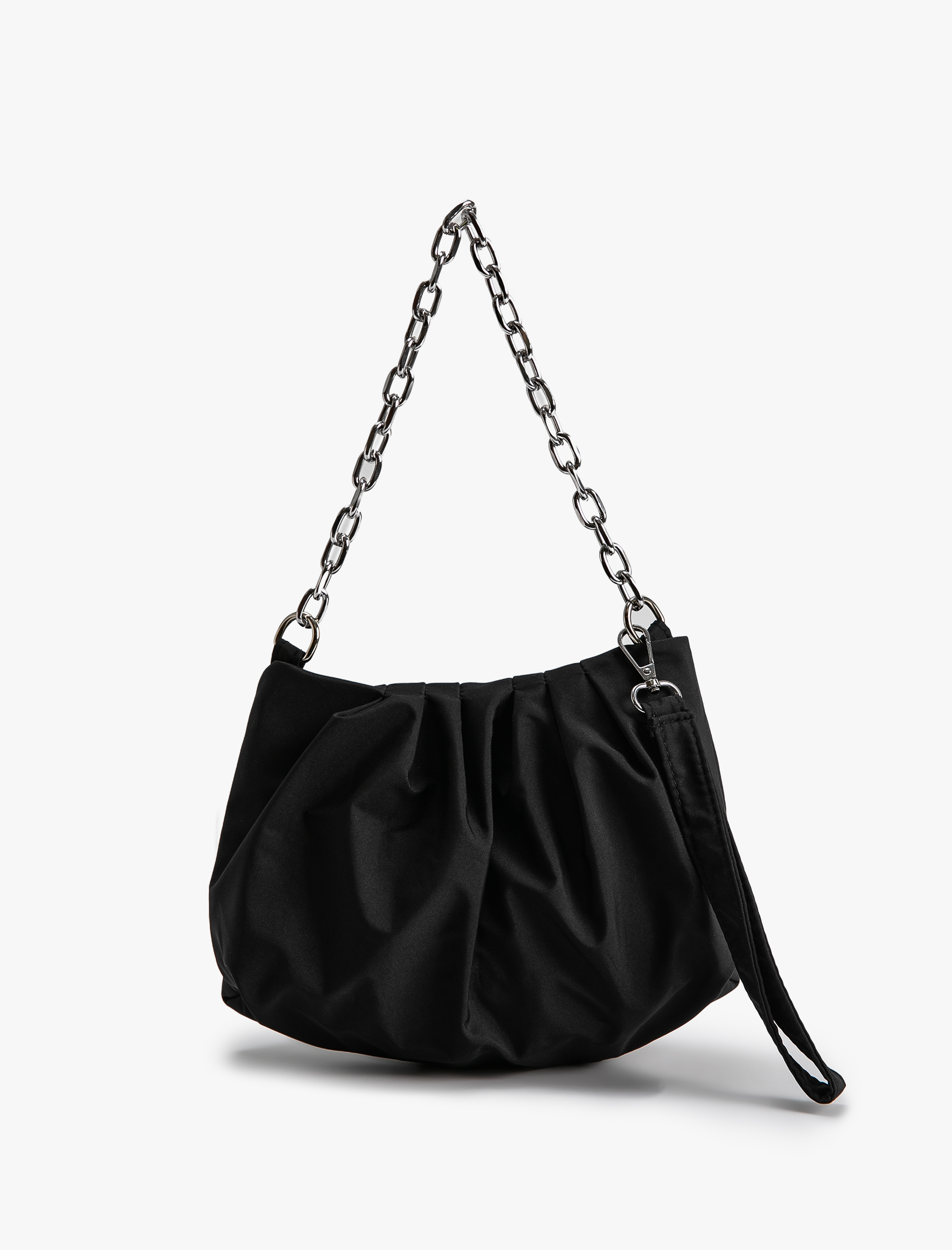  Kadın Omuz Çantası Pilise Detaylı Zincir Askılı