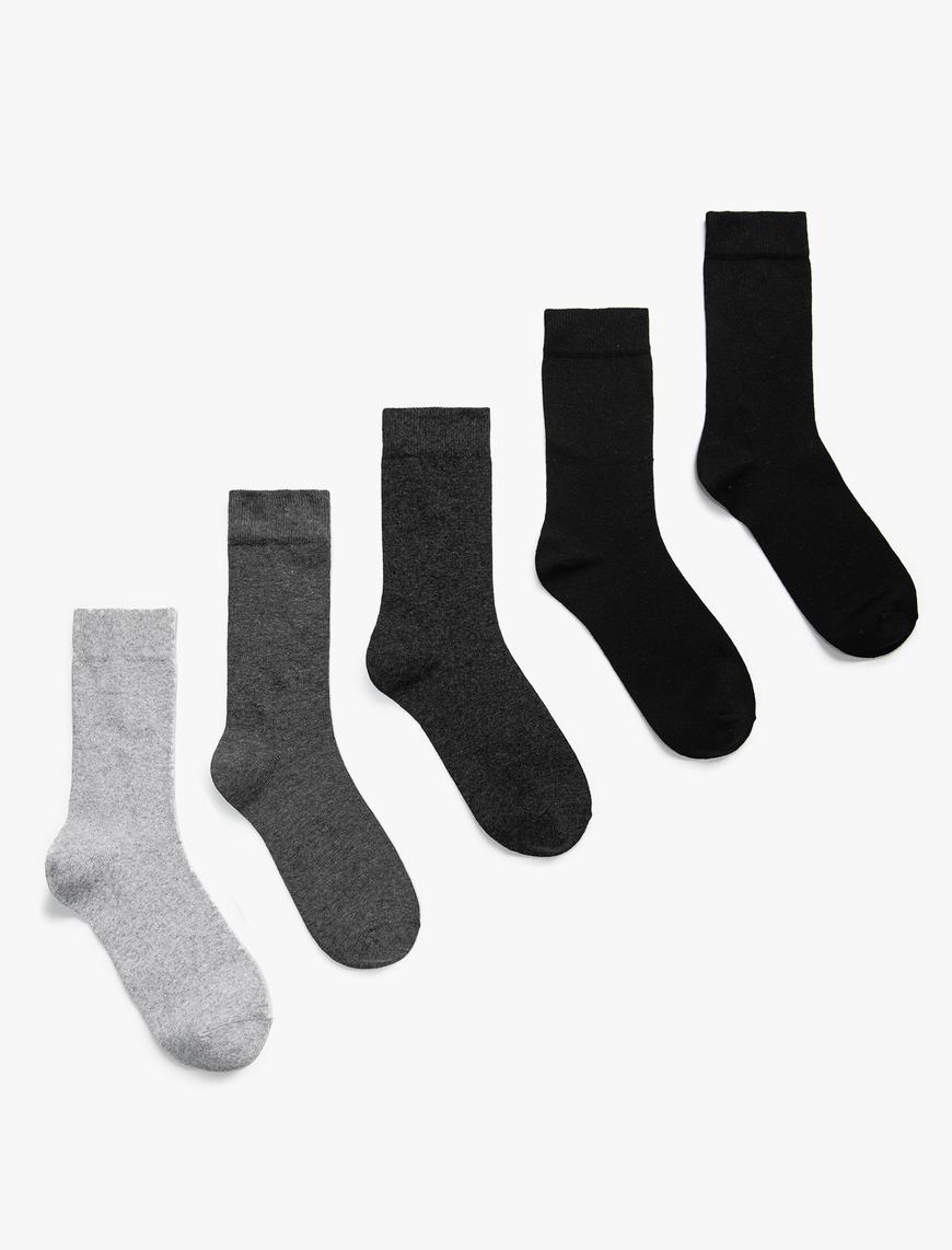  Erkek Basic Soket Çorap Seti 5'li