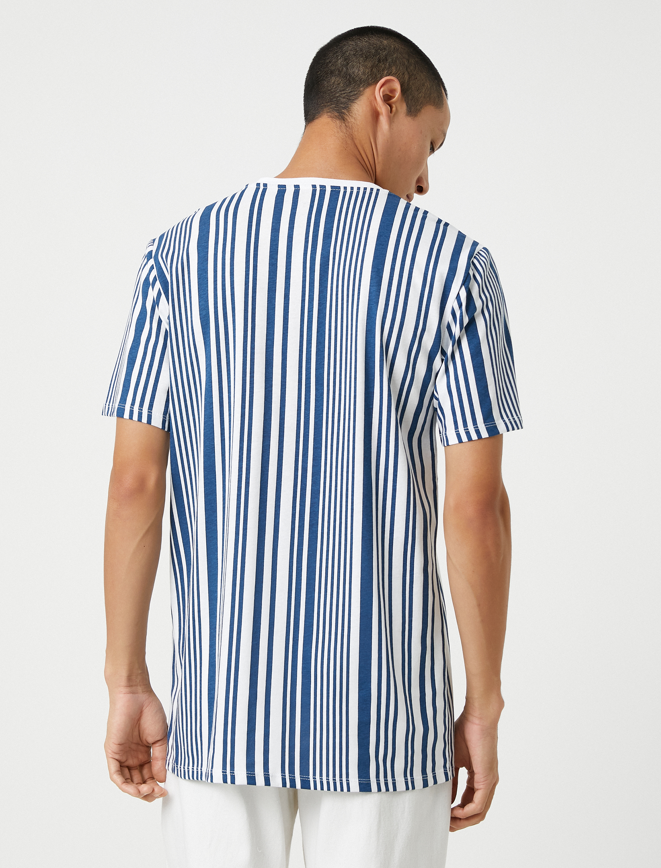   Basic Tişört Bisiklet Yaka Kısa Kollu