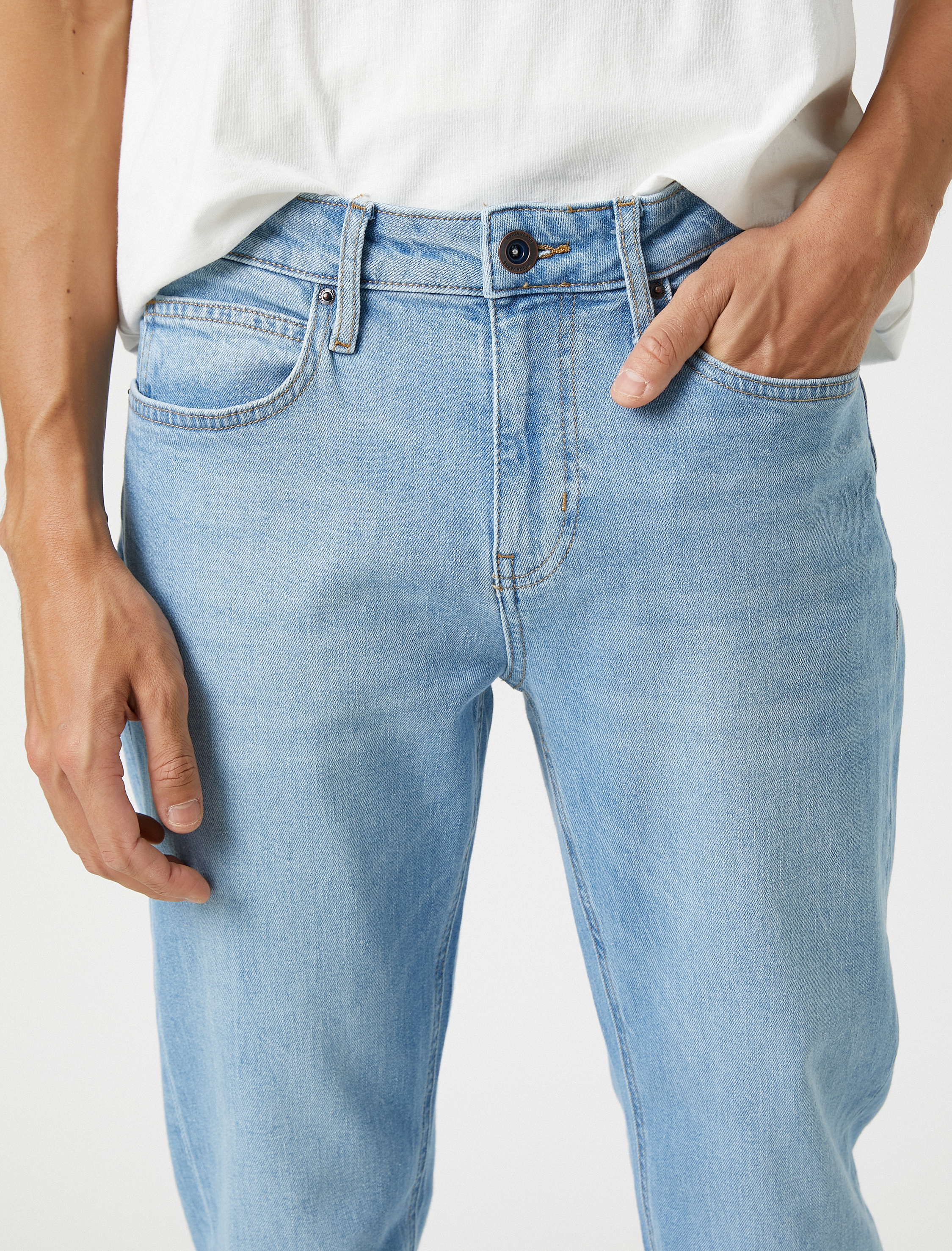   Slim Fit Kot Pantolon - Brad Jean