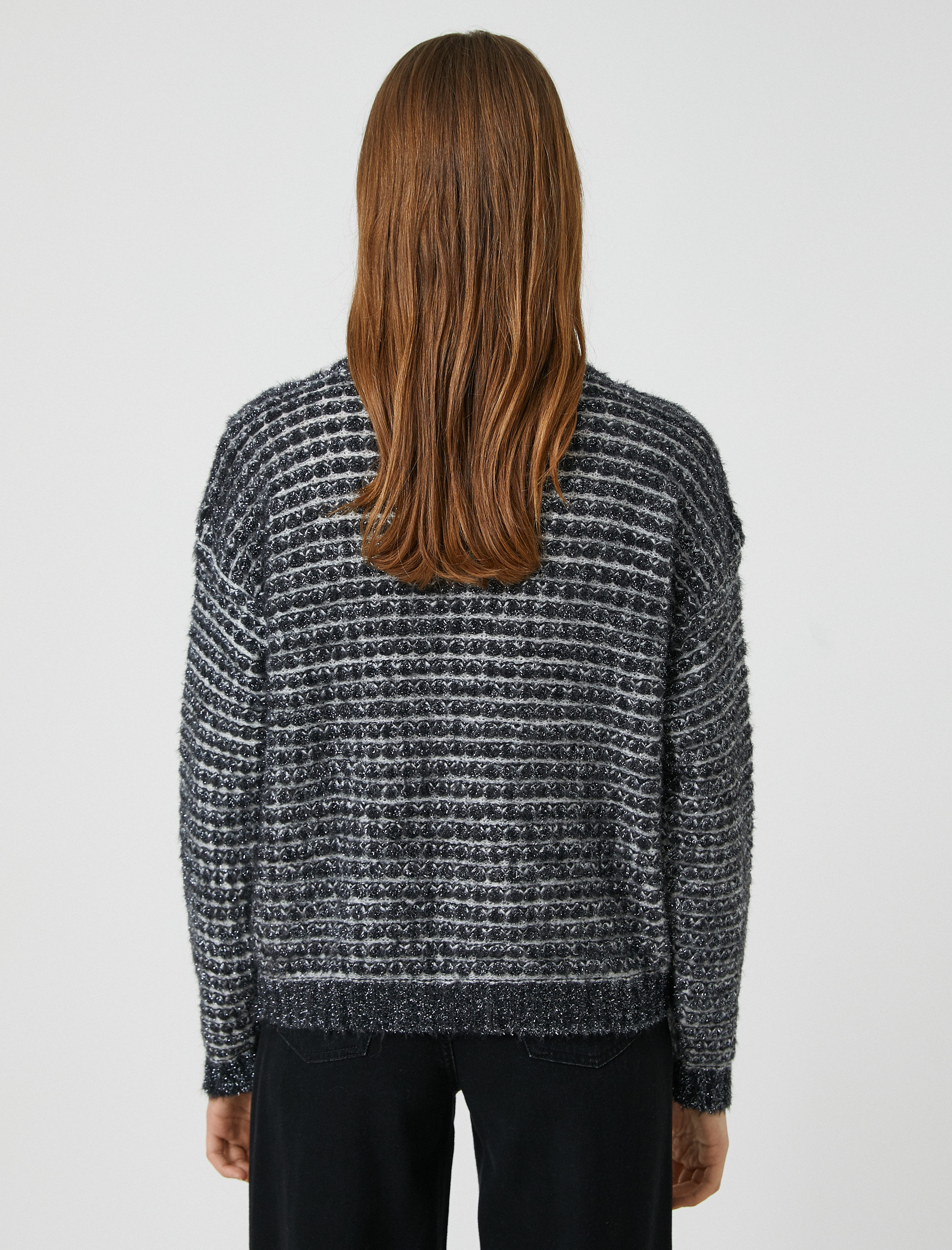   Koton X Şahika Ercümen - Jakarlı Balıkçı Yaka Kazak