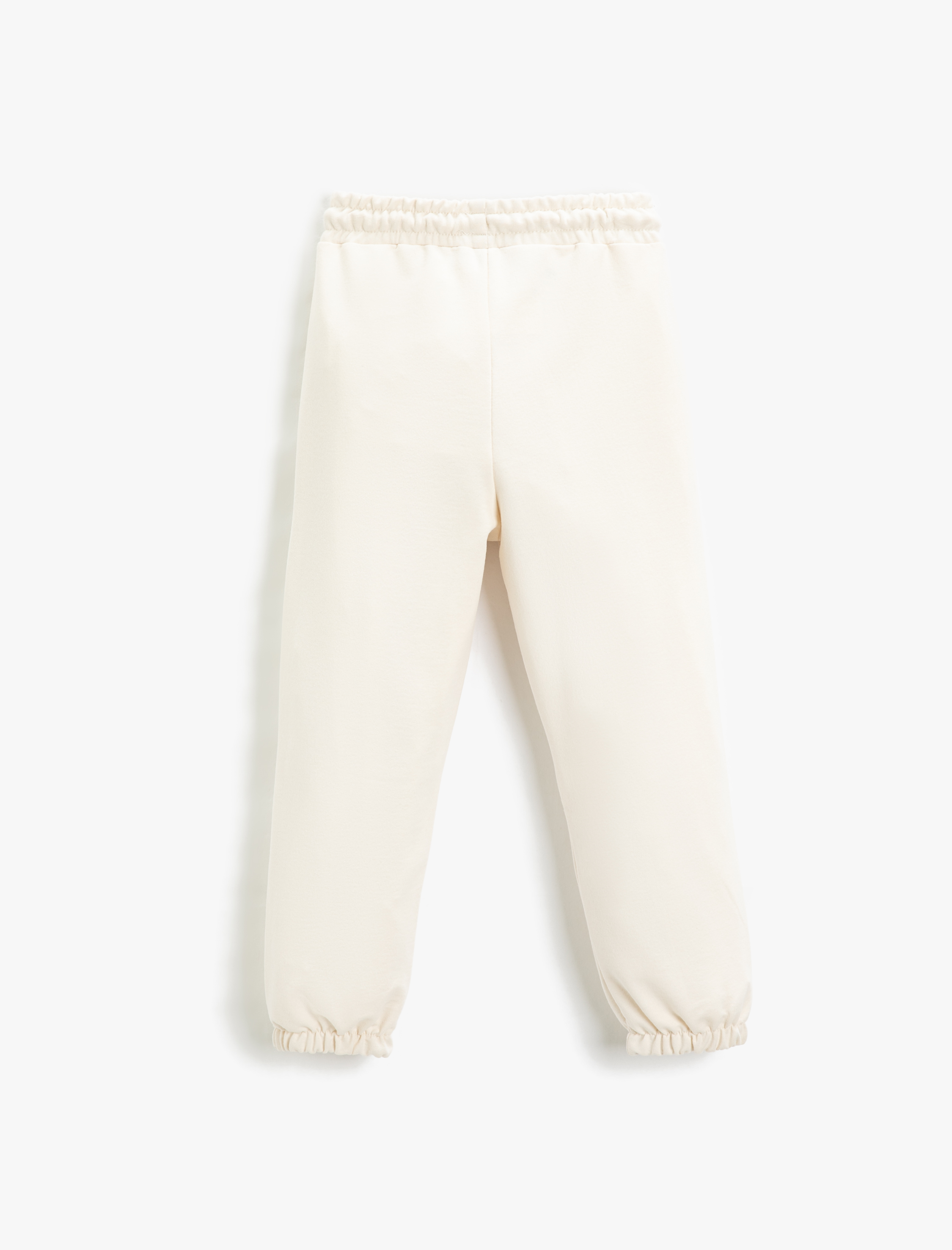  Kız Çocuk Basic Jogger Eşofman Altı Beli Bağlamalı