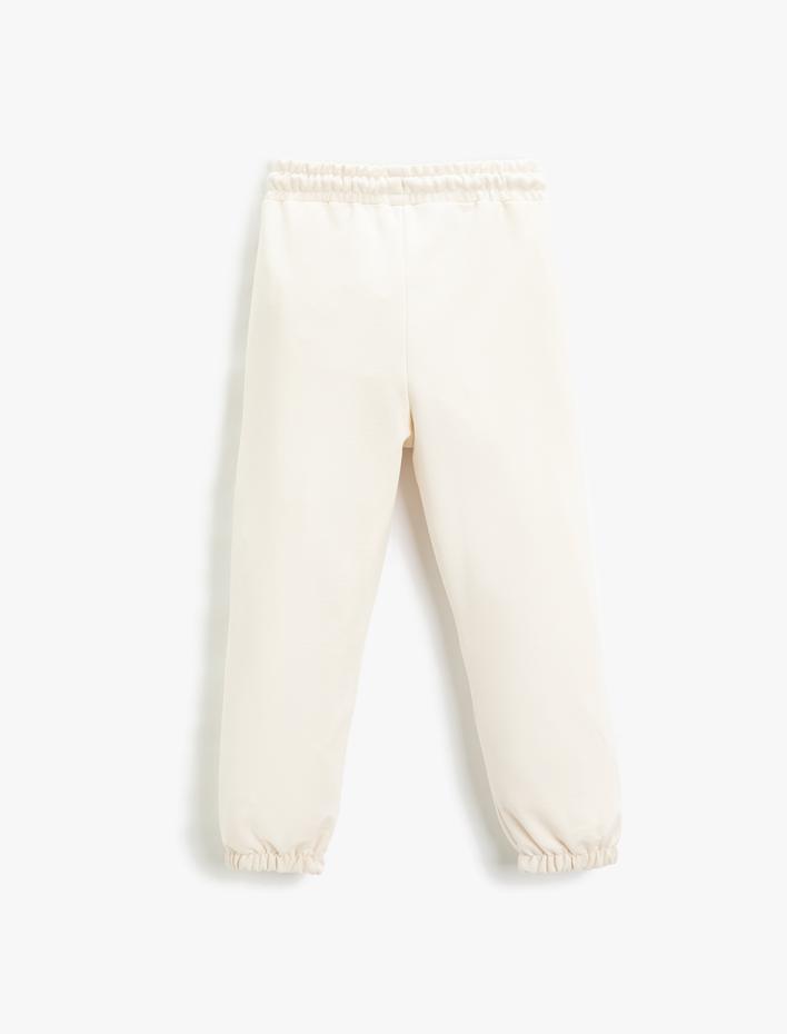 Kız Çocuk Basic Jogger Eşofman Altı Beli Bağlamalı