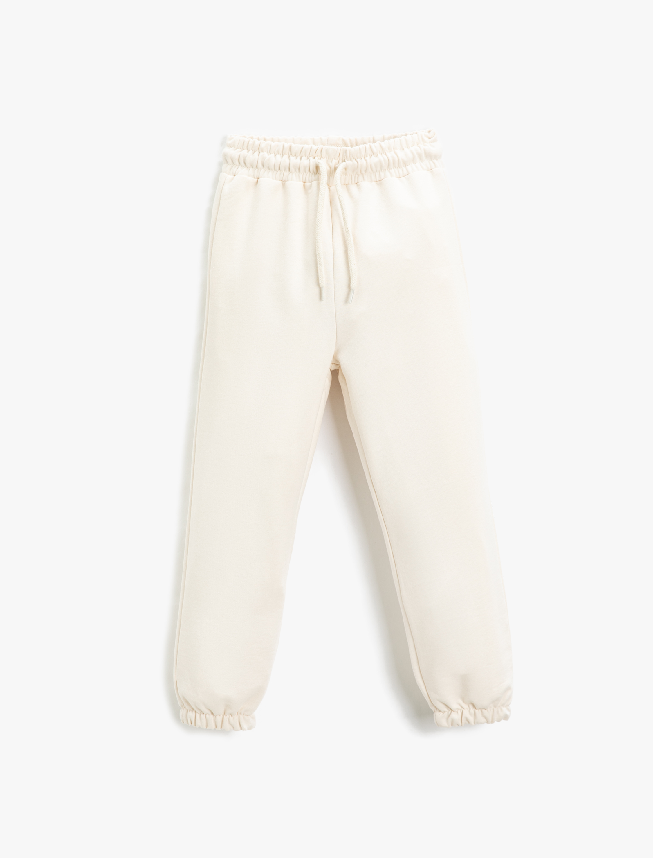  Kız Çocuk Basic Jogger Eşofman Altı Beli Bağlamalı