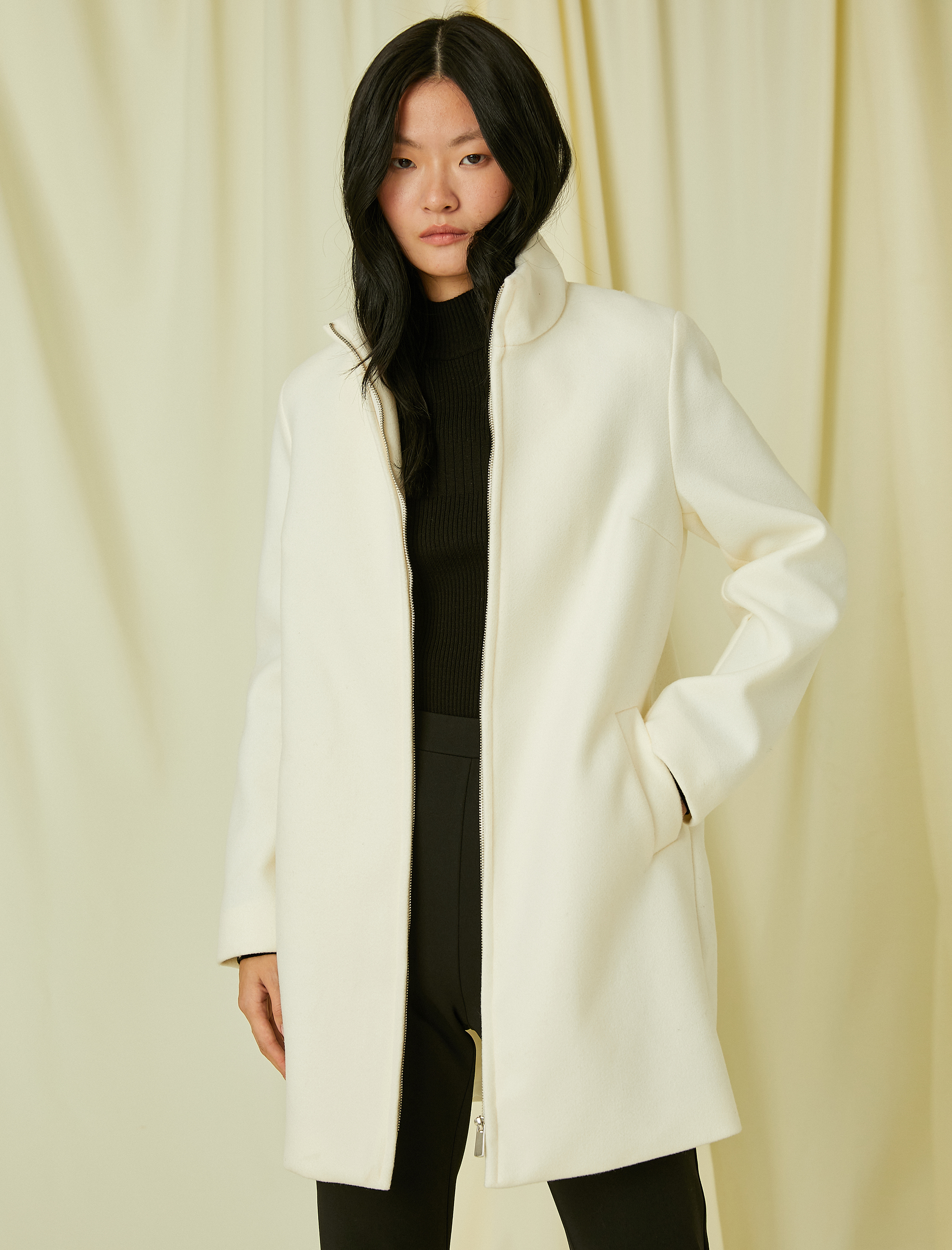   Fermuarlı Scuba Kaban