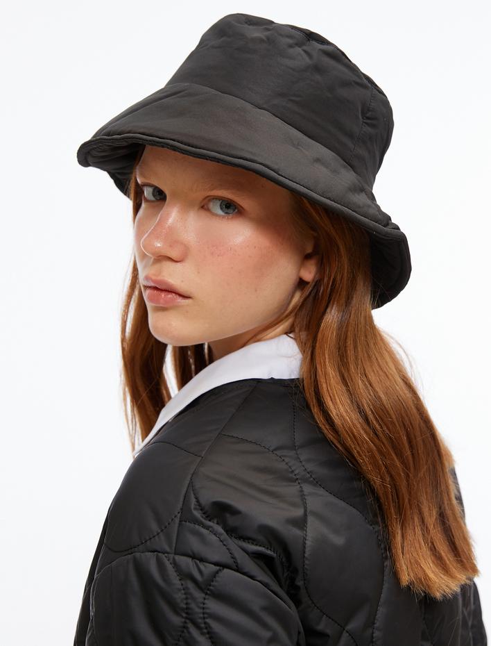 Kadın Dolgulu Bucket Şapka