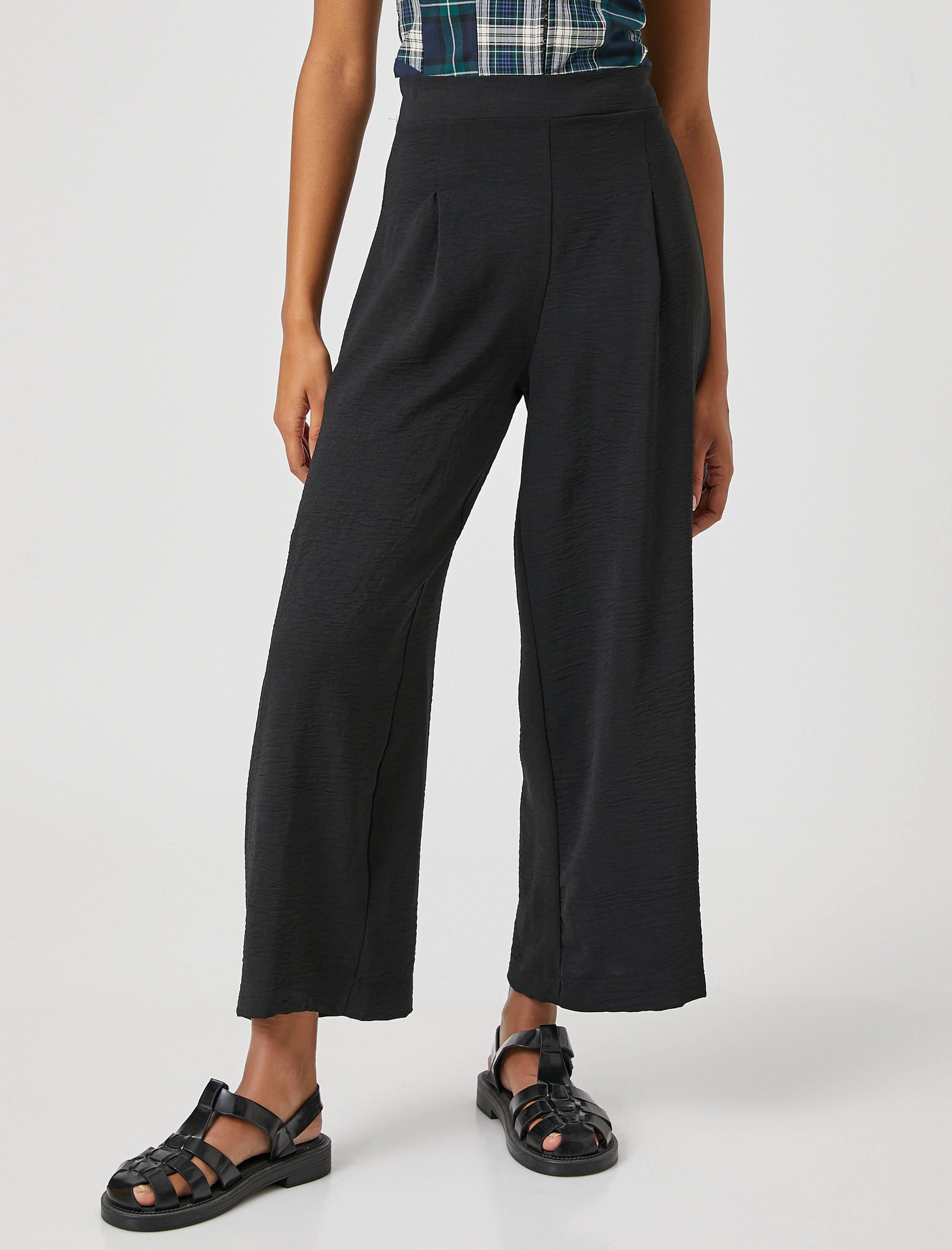   Culotte Pantolon Yüksek Bel