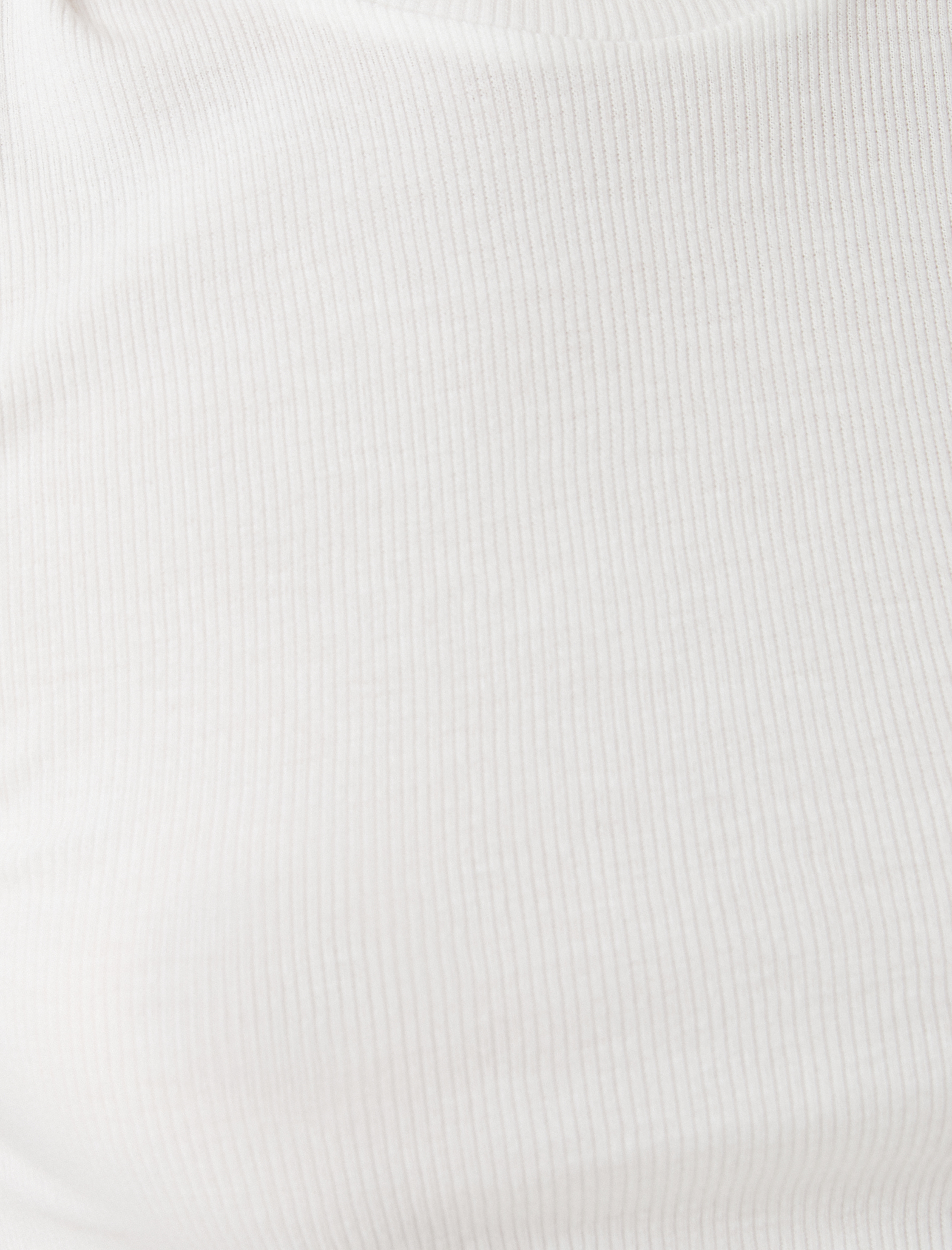   Crop Tişört Kolsuz Omzu Büzgü Detaylı