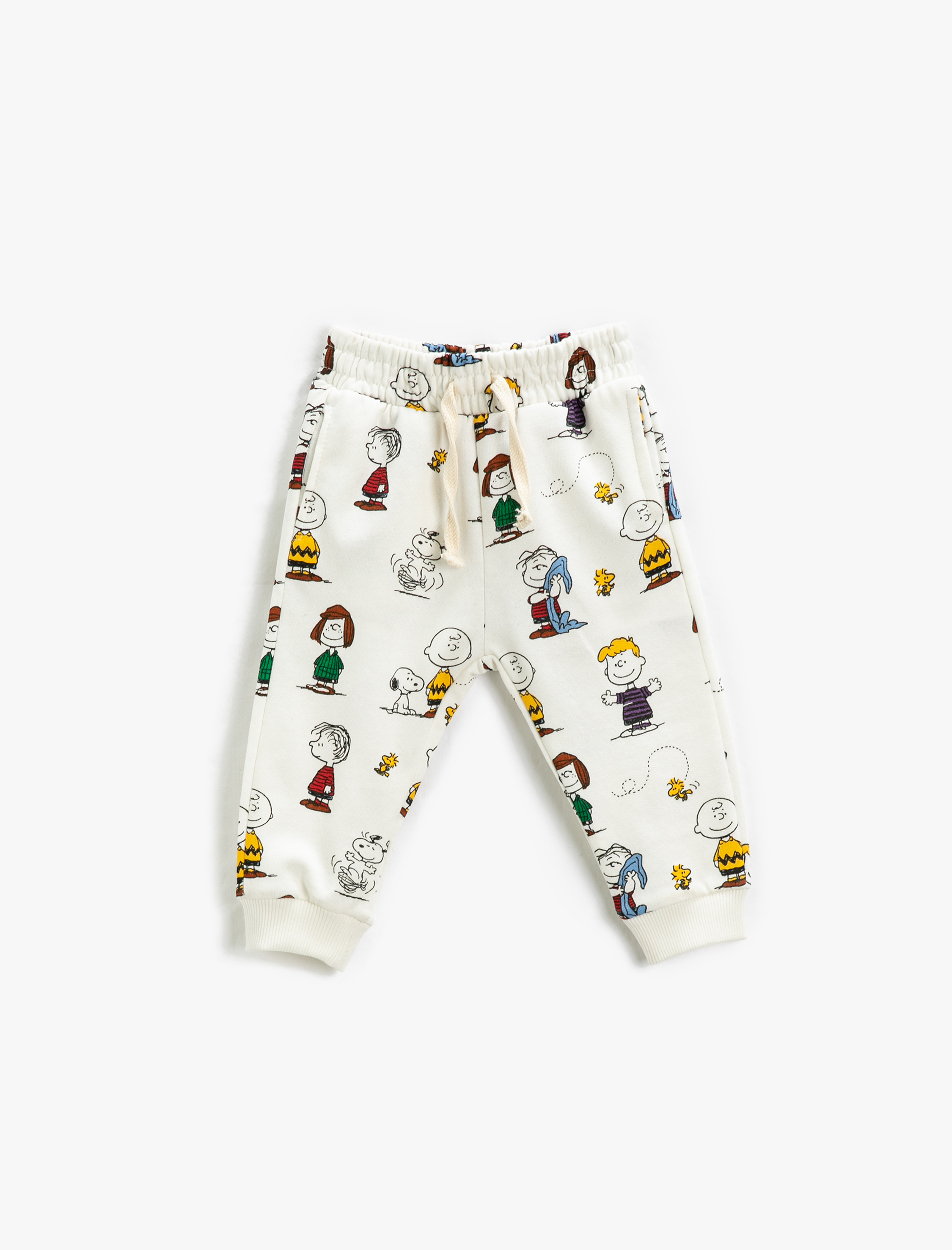  Erkek Bebek Snoopy Baskılı Jogger Eşofman Altı Lisanslı Cepli Pamuklu