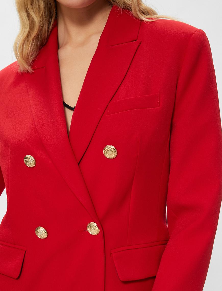   Kruvaze Blazer Ceket
