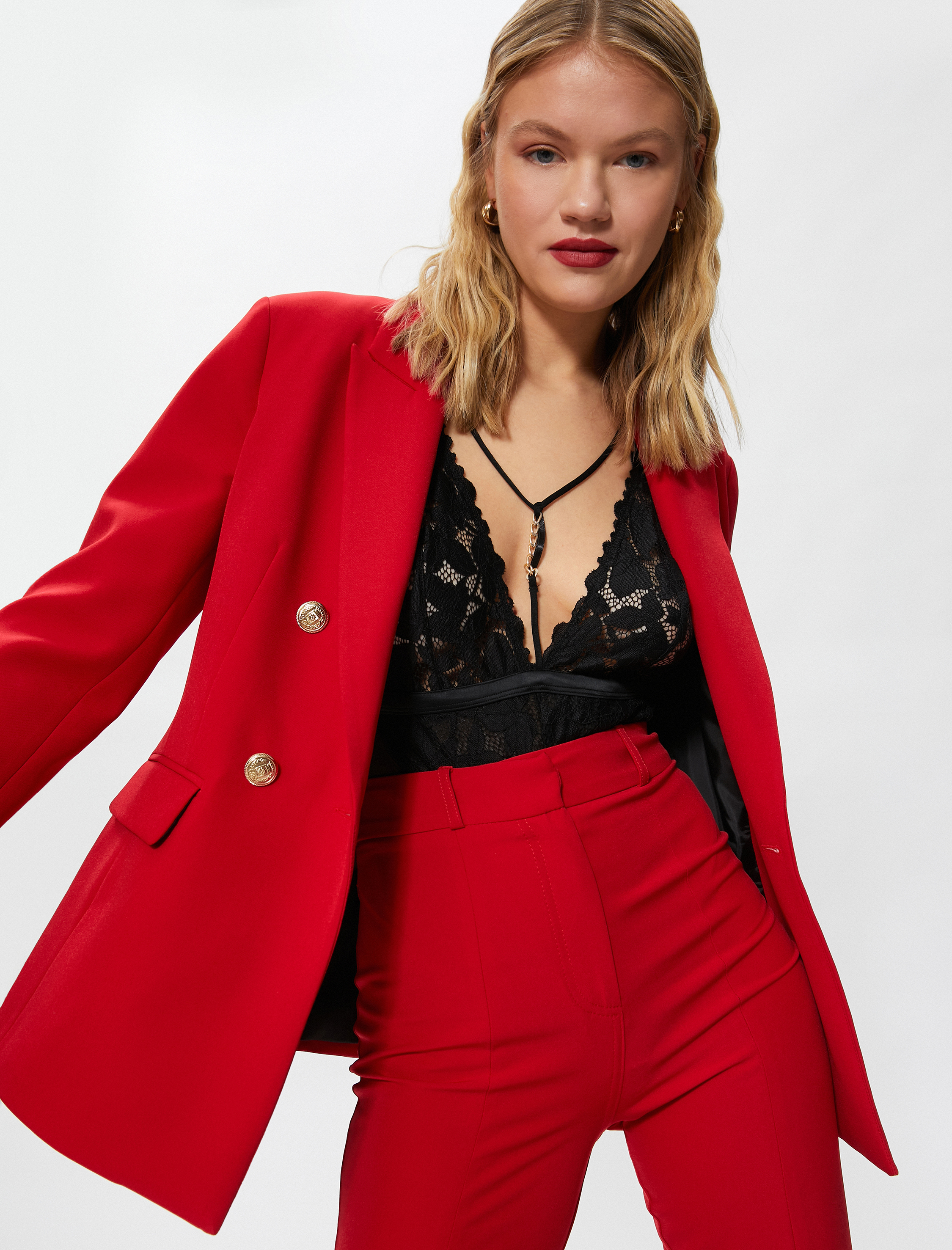   Kruvaze Blazer Ceket