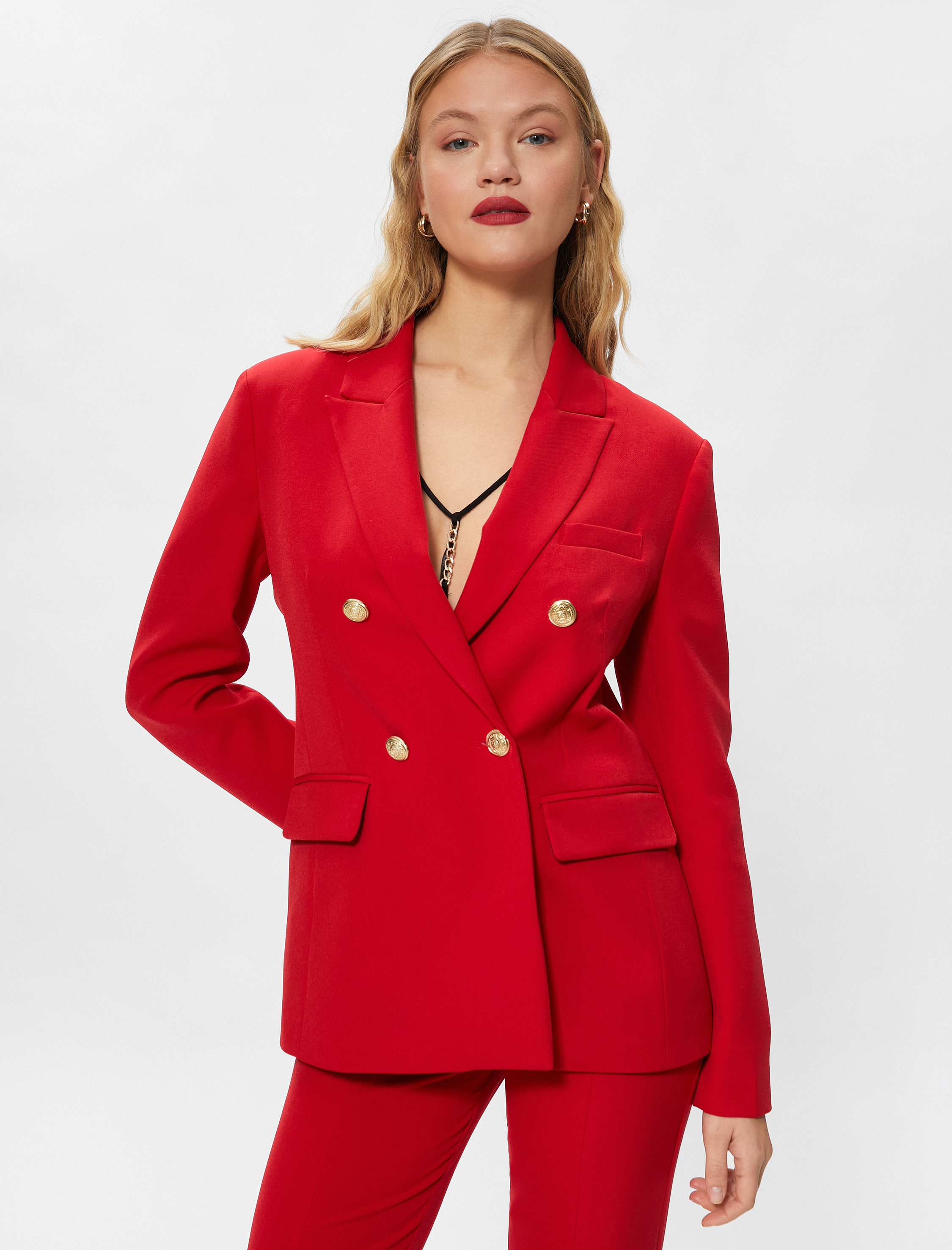   Kruvaze Blazer Ceket
