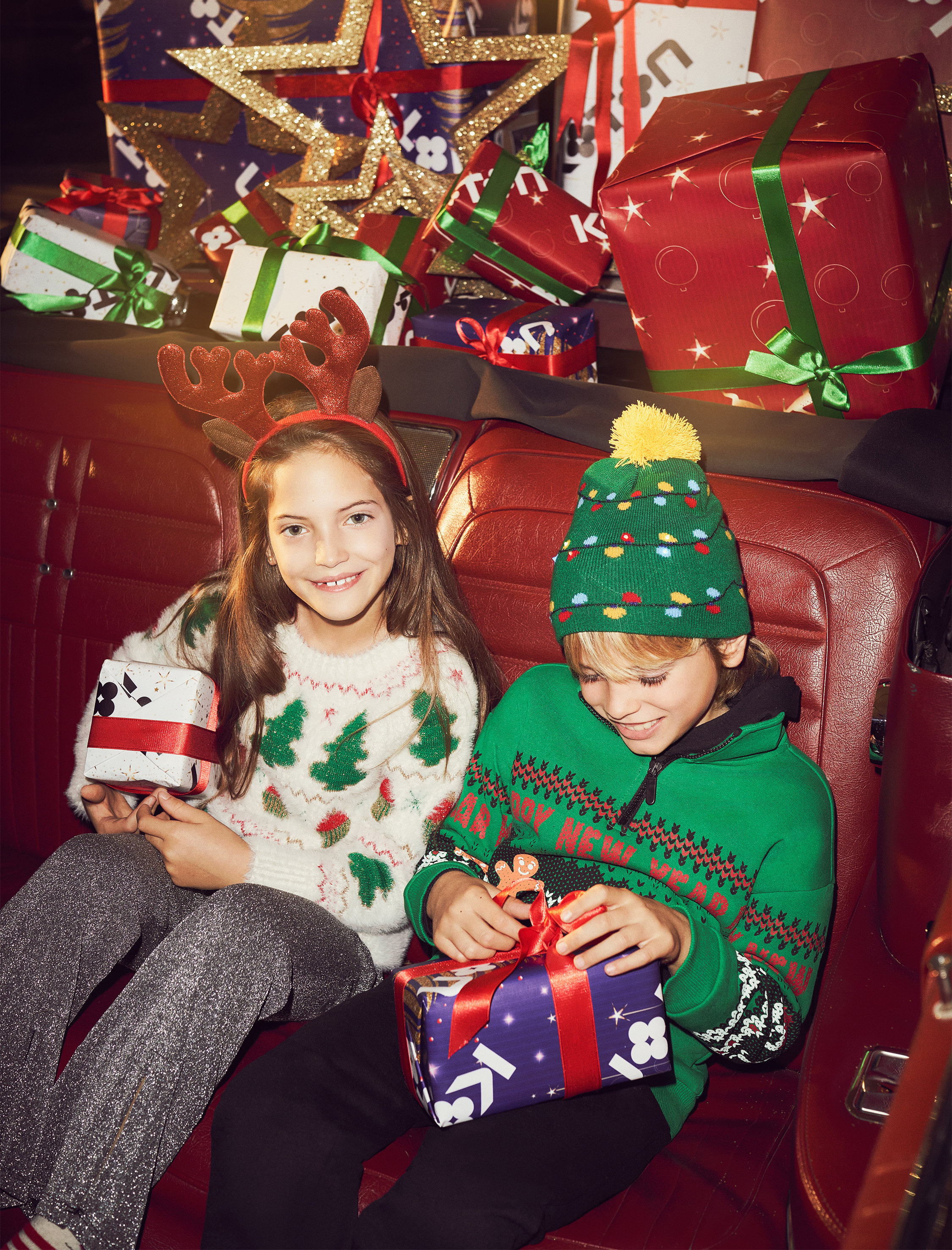  Kız Çocuk Yumuşak Dokulu Triko Kazak Uzun Kollu