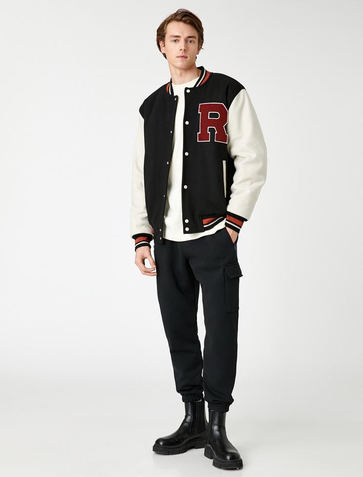  Jogger Eşofman Altı Kargo Cepli Fermuar Detaylı Beli Bağcıklı