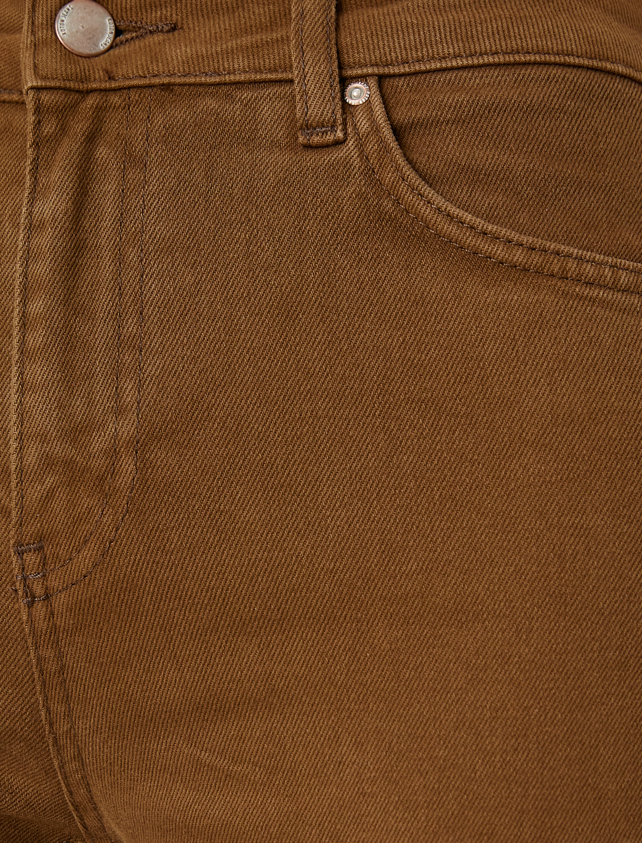   İspanyol Paça Kot Pantolon Dar Kesim Normal Bel