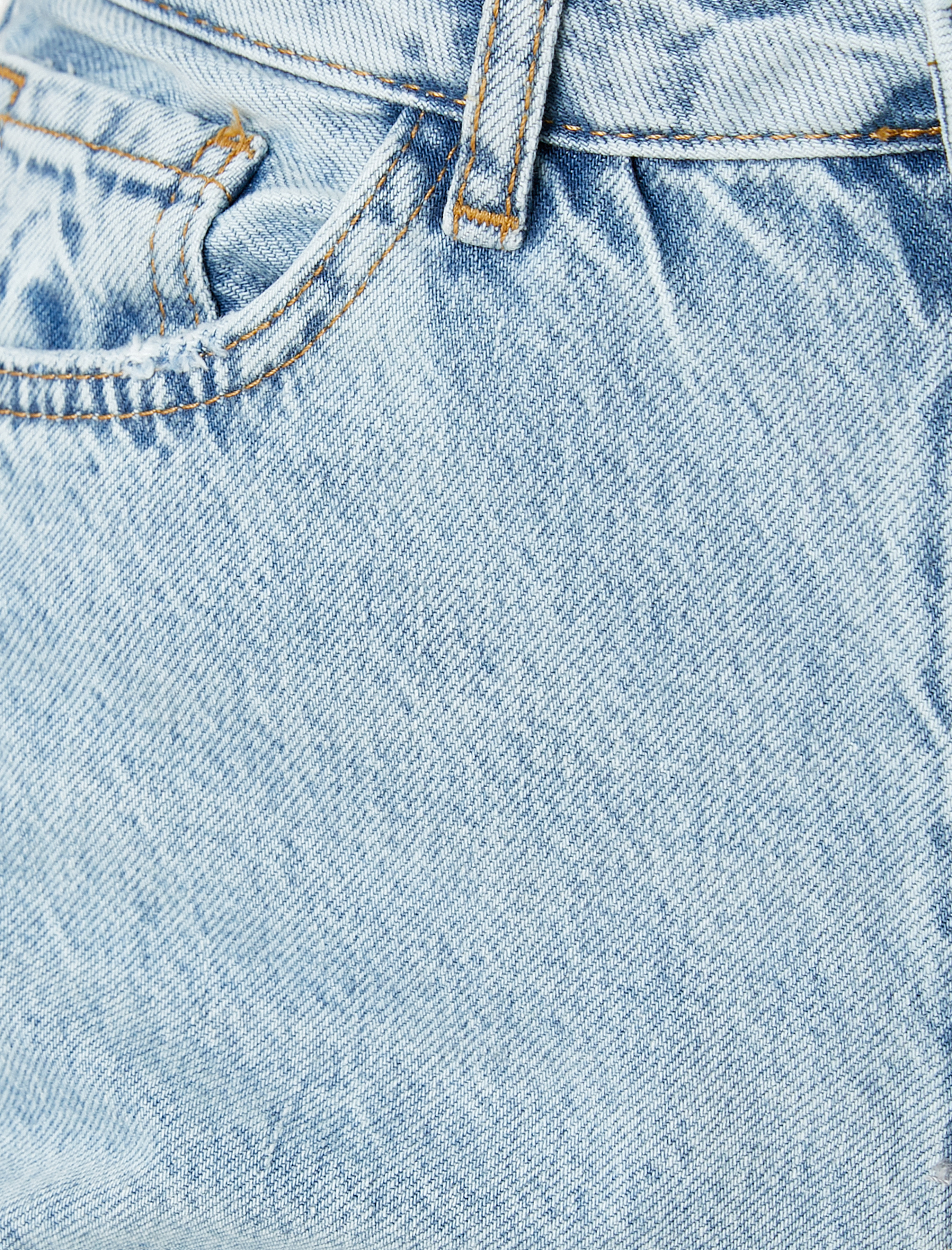 Yüksek Bel Straight Jean Kot Pantolon Düz Paça Normal Kesim - Eve Jean
