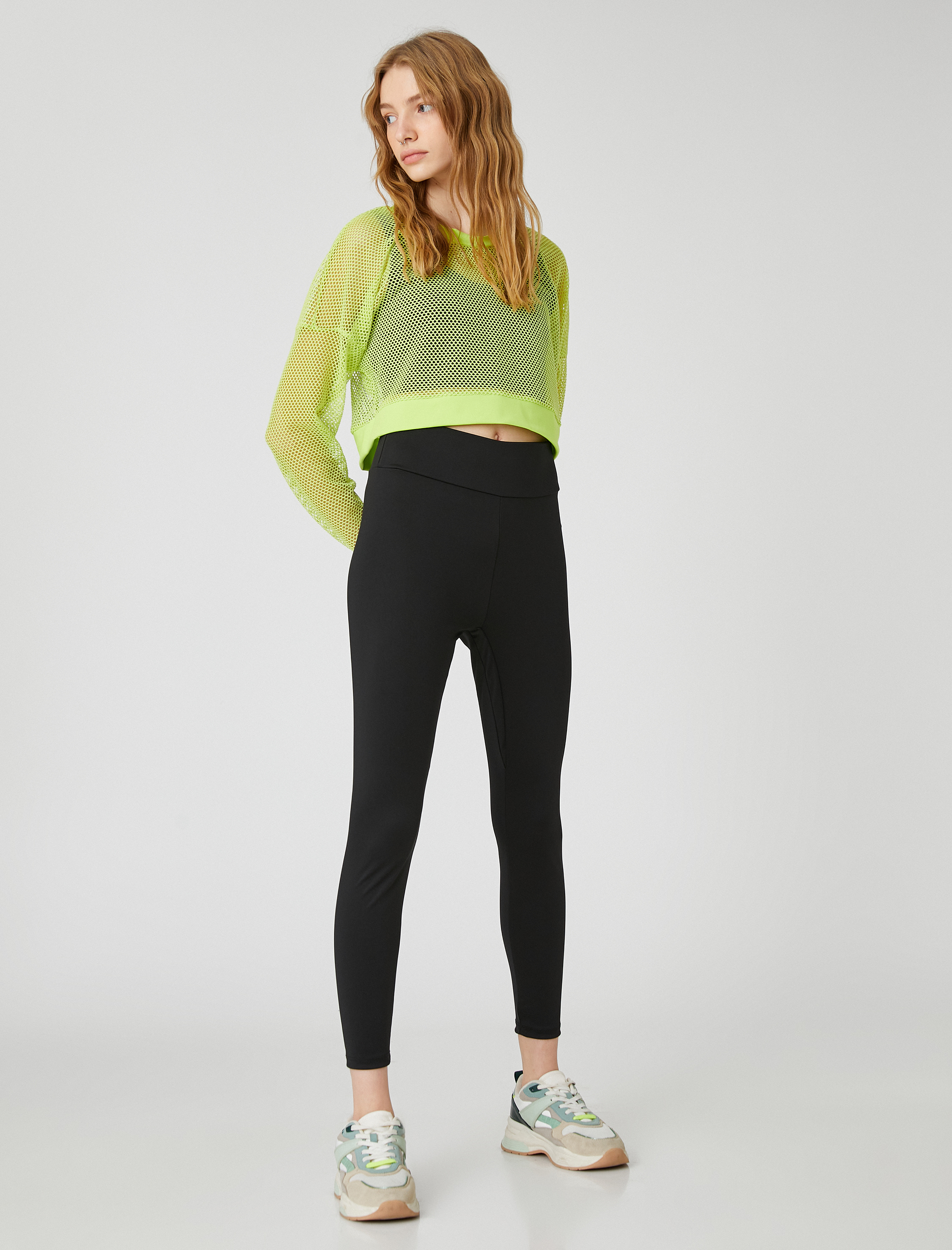 Basic Spor Tayt Yüksek Bel