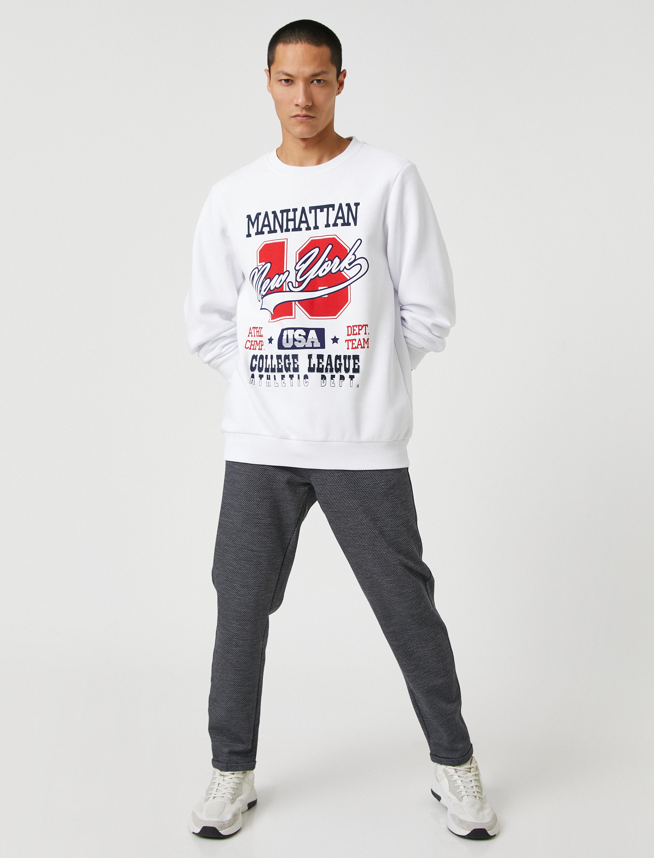   Jogger Eşofman Altı Beli Bağcıklı Cepli