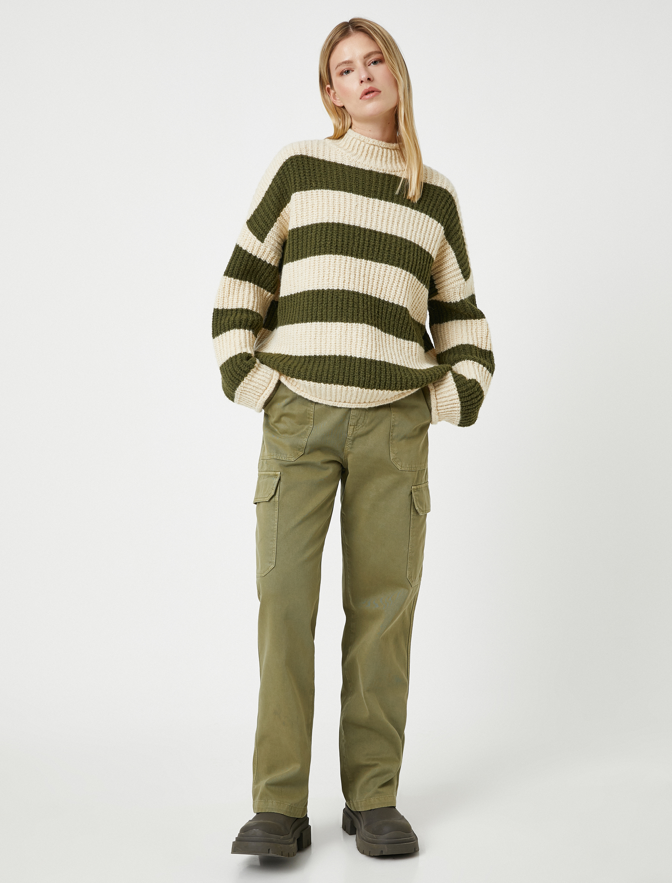   Koton X Şahika Ercümen - Yanları Cepli Kargo Pantolon