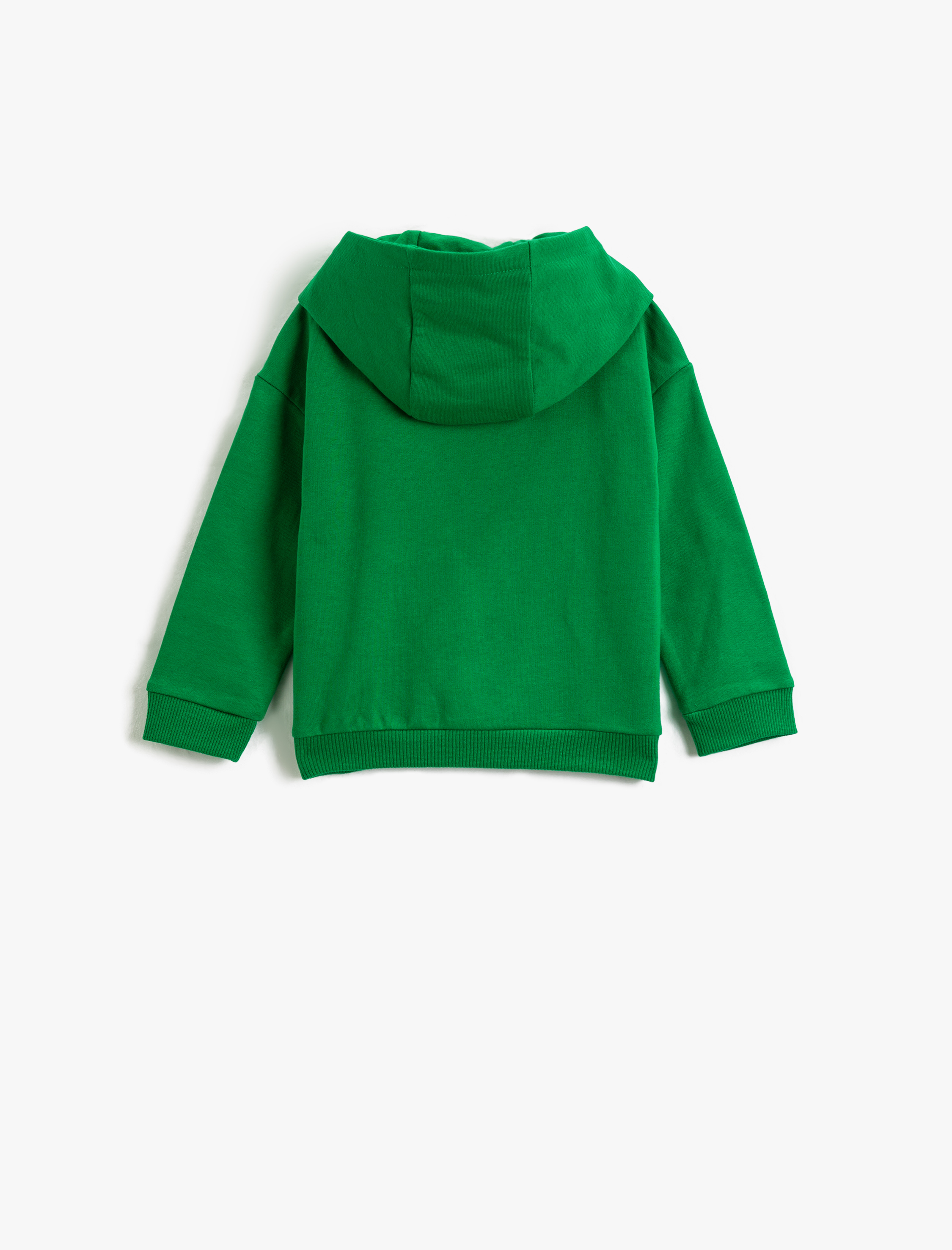  Erkek Bebek Kapşonlu Sweatshirt Yılbaşı Temalı Noel Baba Baskılı