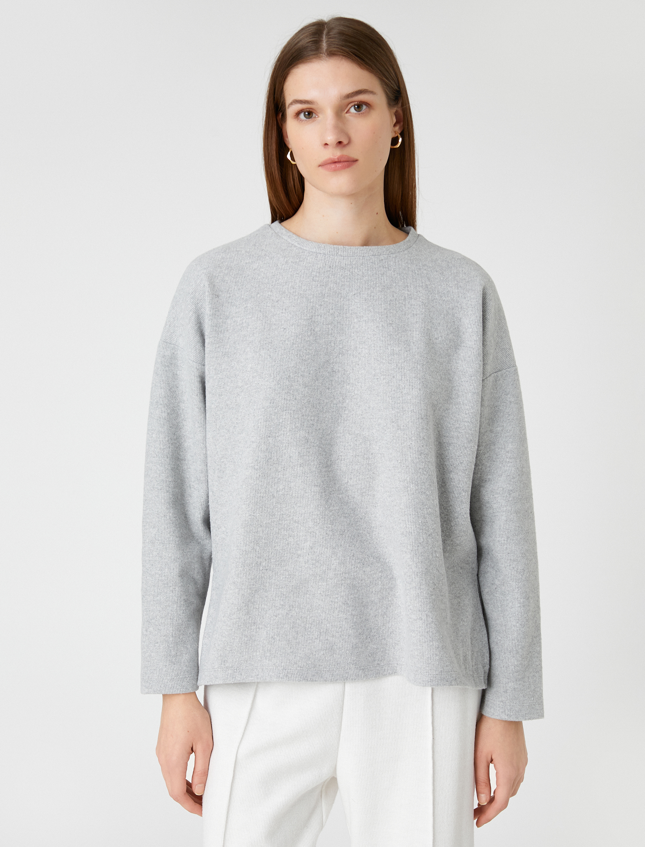   Relax Fit Sweatshirt Uzun Kollu