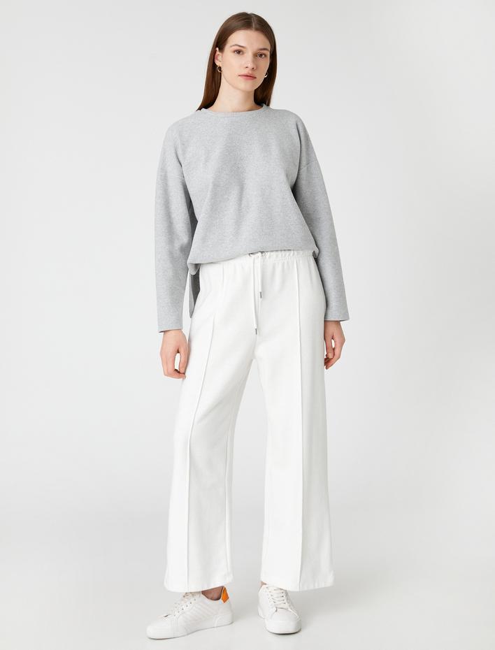  Relax Fit Sweatshirt Uzun Kollu