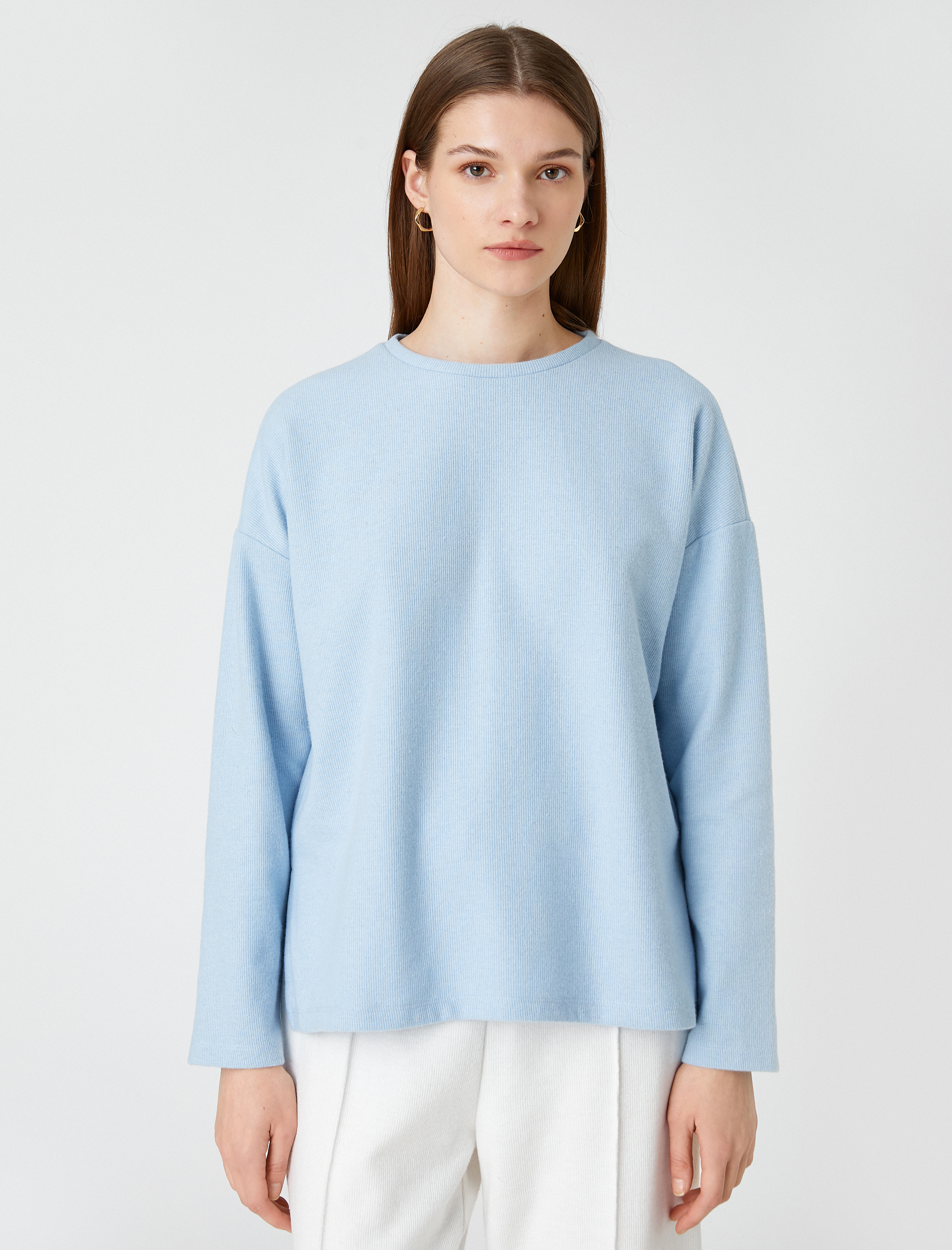   Relax Fit Sweatshirt Uzun Kollu