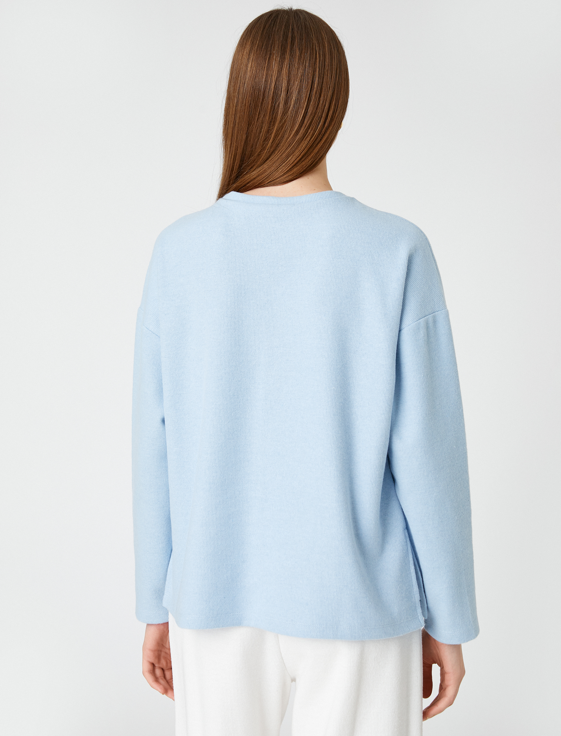   Relax Fit Sweatshirt Uzun Kollu