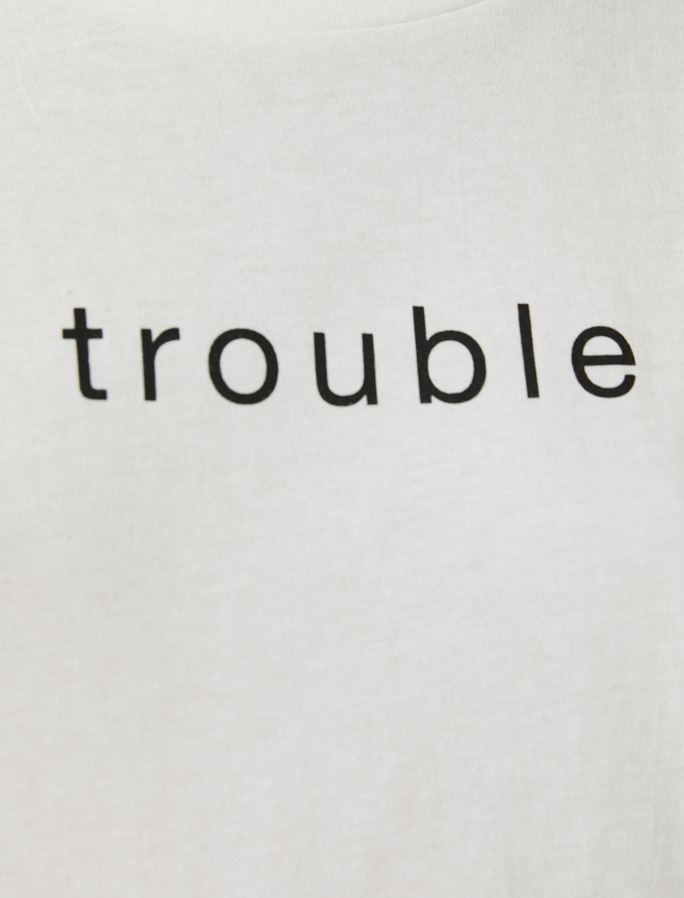   Slogan Baskılı Tişört Kısa Kollu Bisiklet Yaka