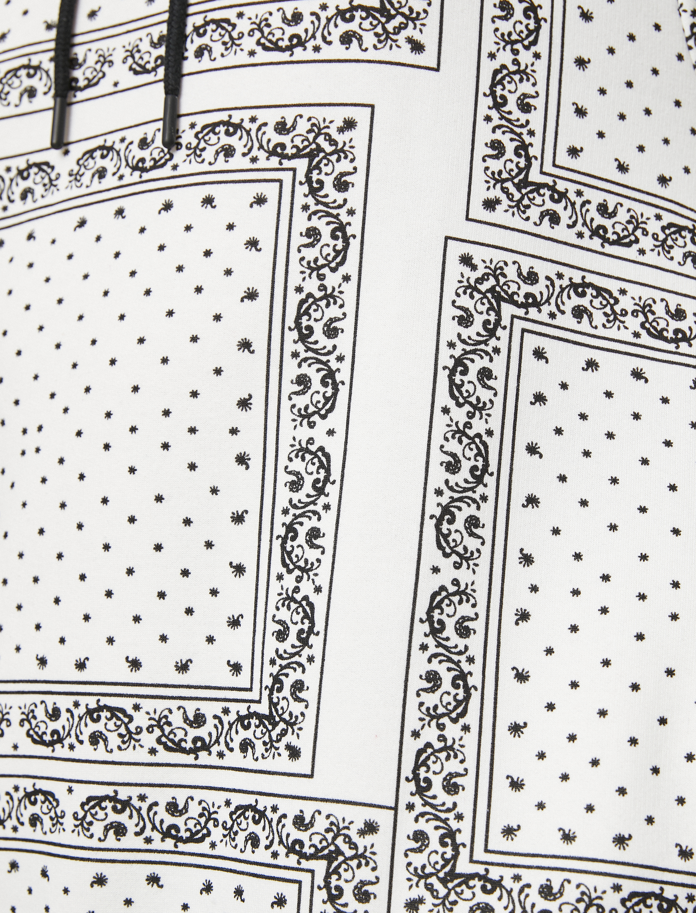 Kapşonlu Sweatshirt Uzun Kollu Şal Detaylı Şardonlu