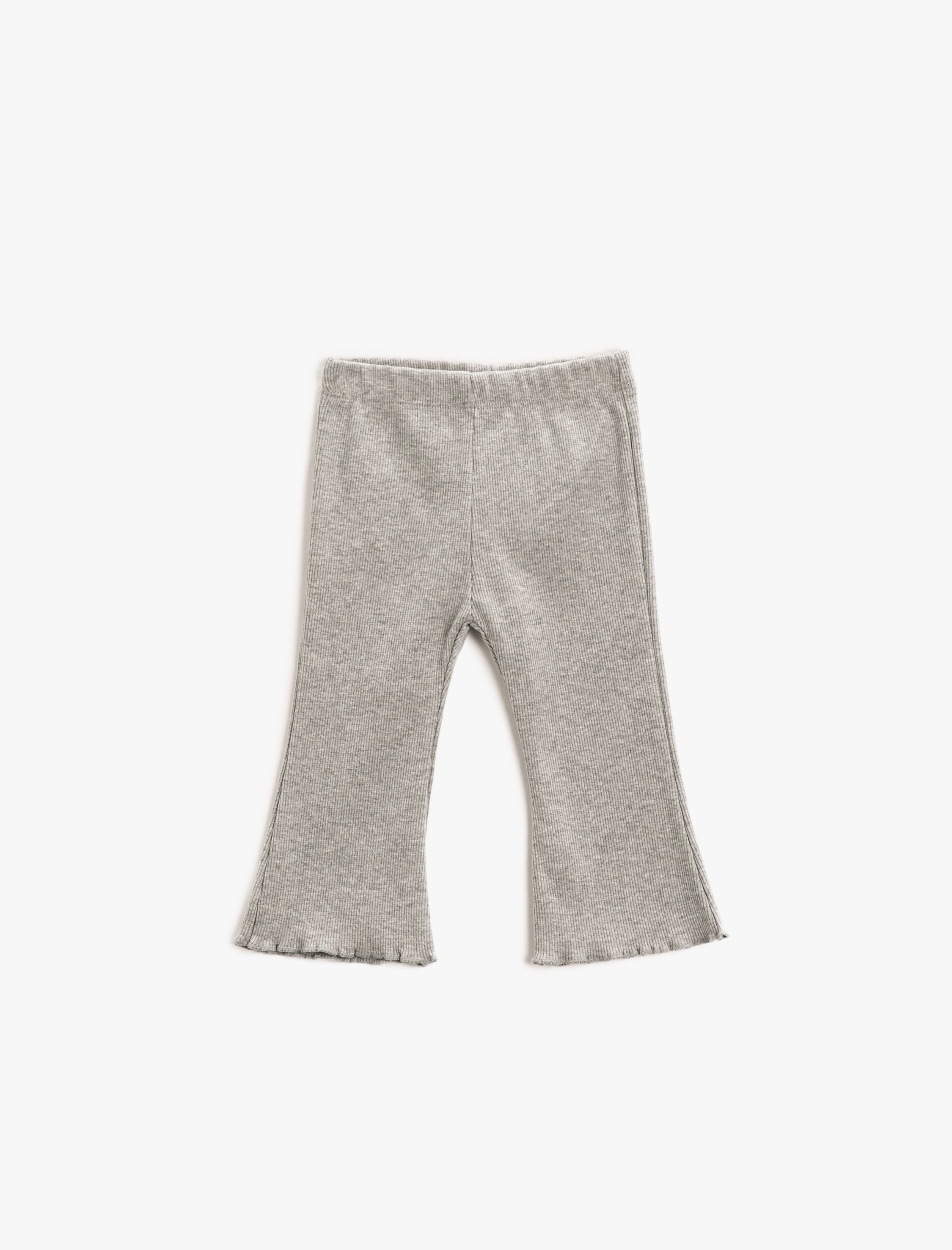  Kız Bebek Fitilli İspanyol Paça Tayt Beli Lastikli