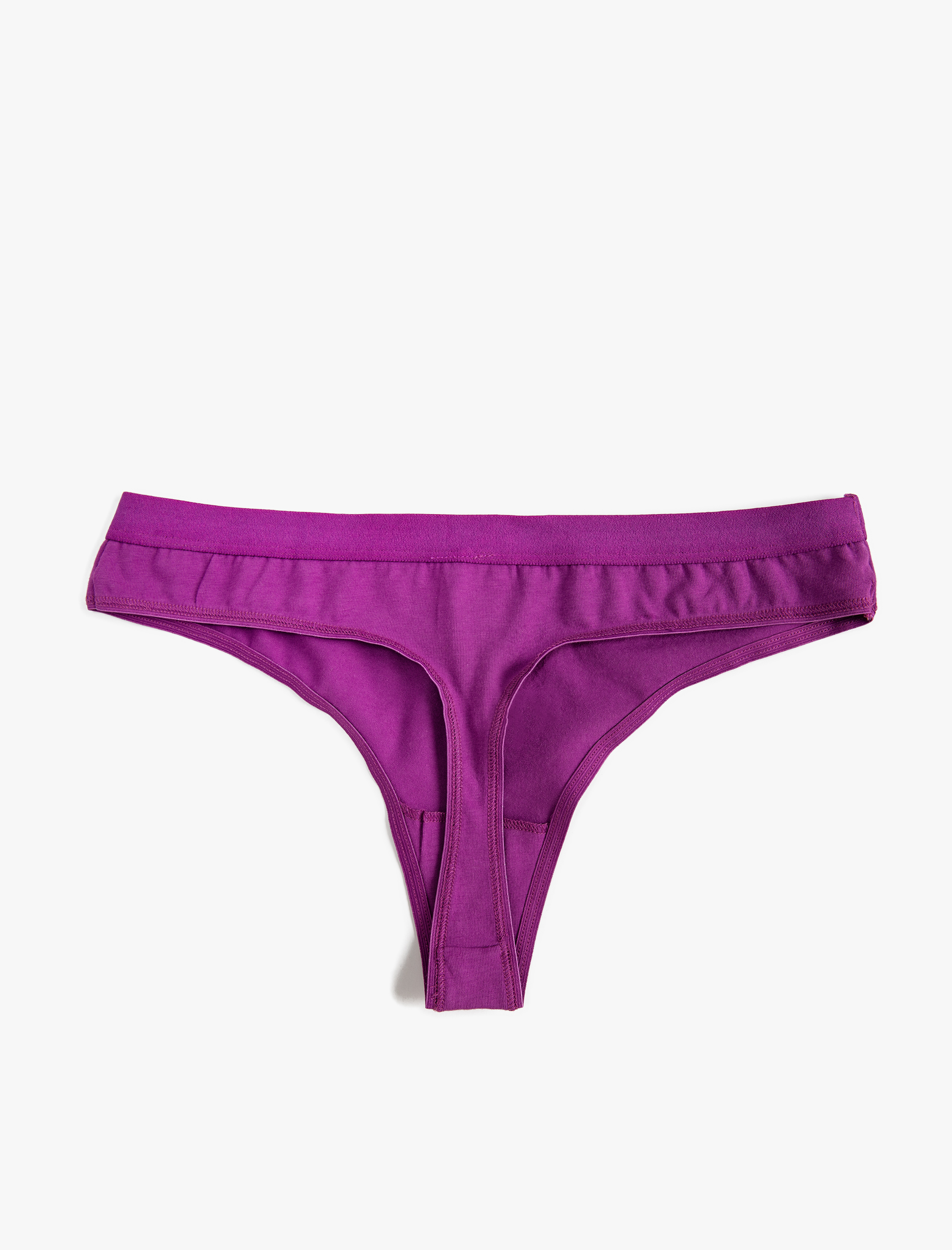 Pamuklu String Külot Slogan Baskılı