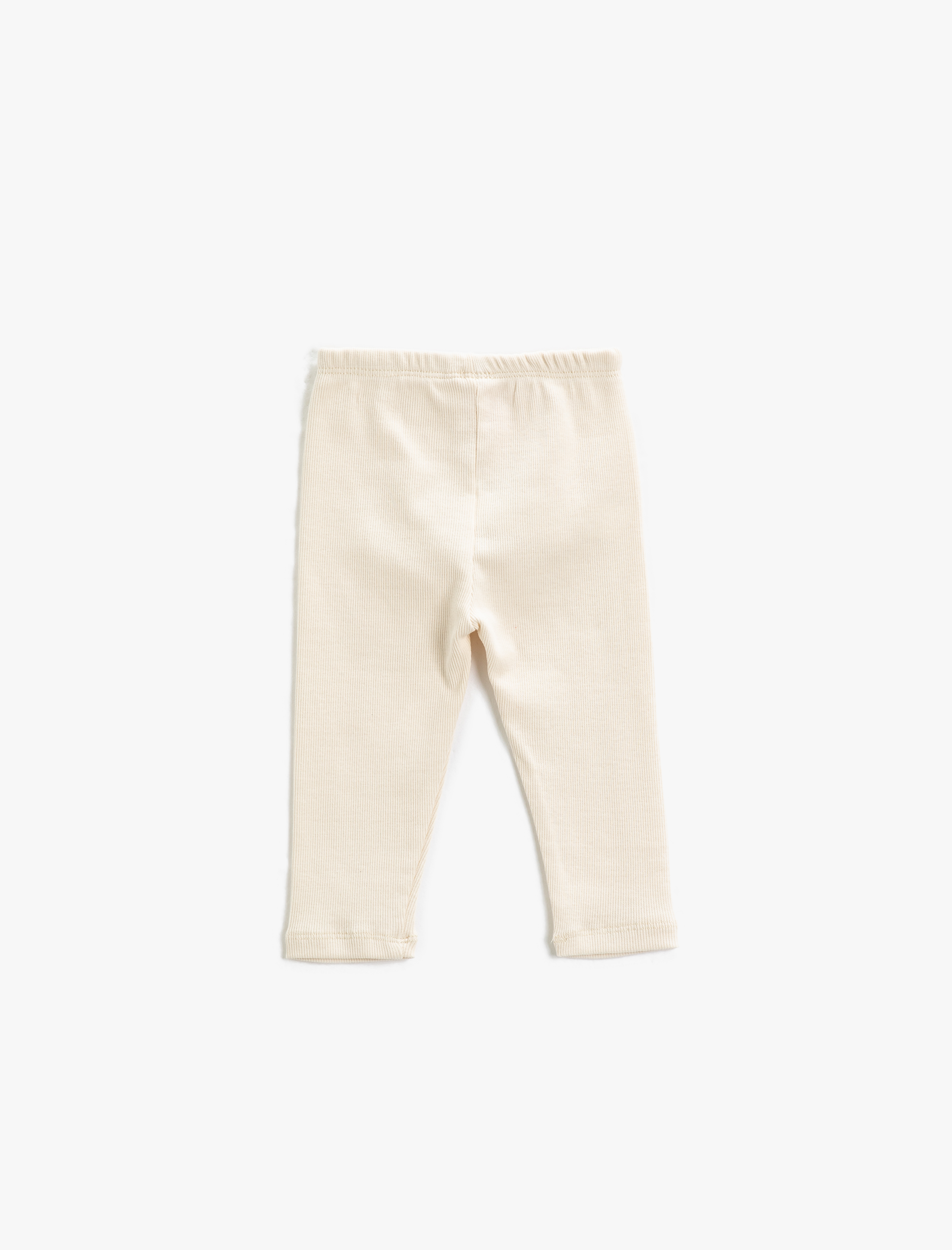  Kız Bebek Basic Fitilli Tayt Beli Lastikli