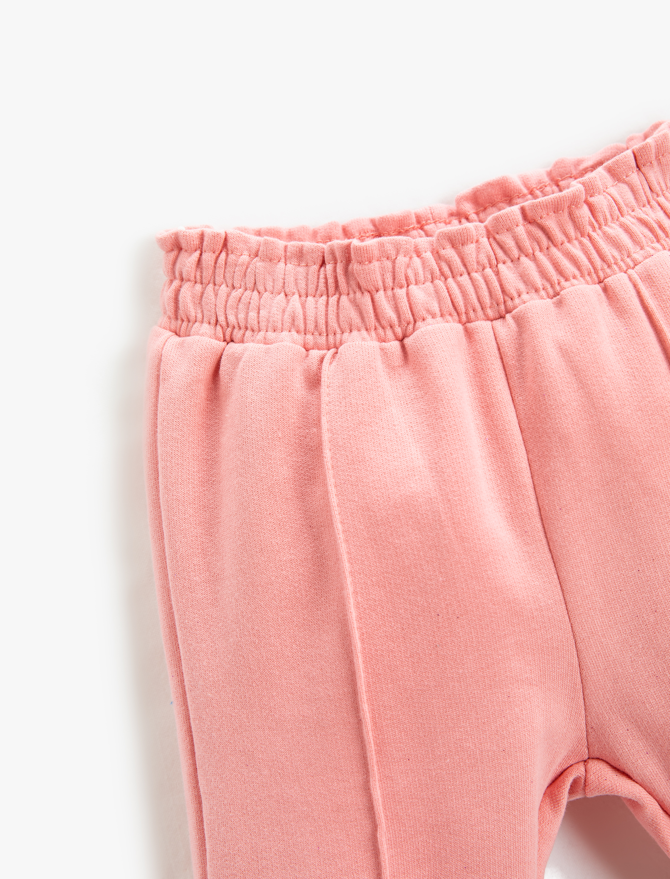  Kız Bebek Basic Jogger Eşofman Altı Beli Lastikli