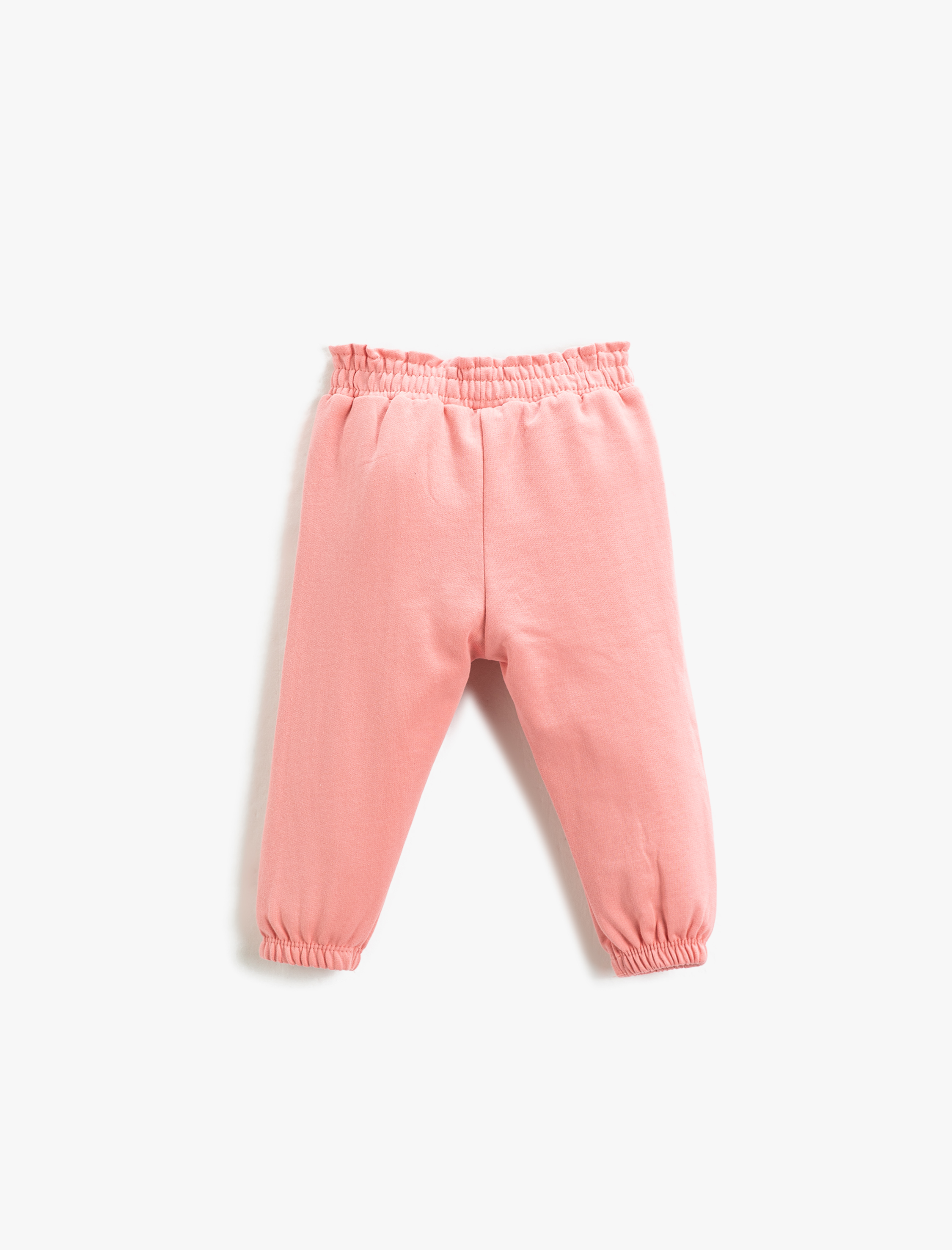  Kız Bebek Basic Jogger Eşofman Altı Beli Lastikli