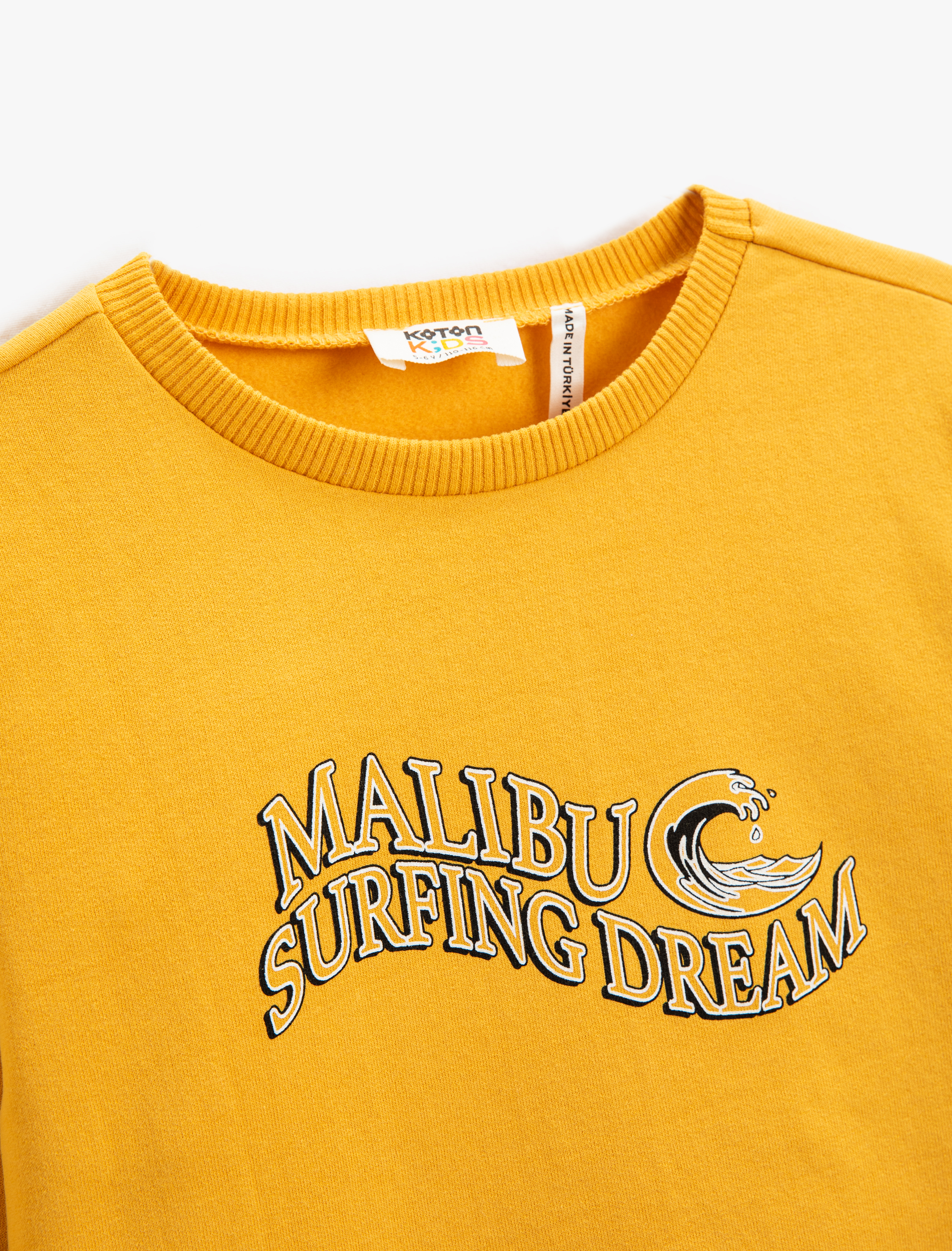  Erkek Çocuk Baskılı Sweatshirt Bisiklet Yaka Uzun Kollu