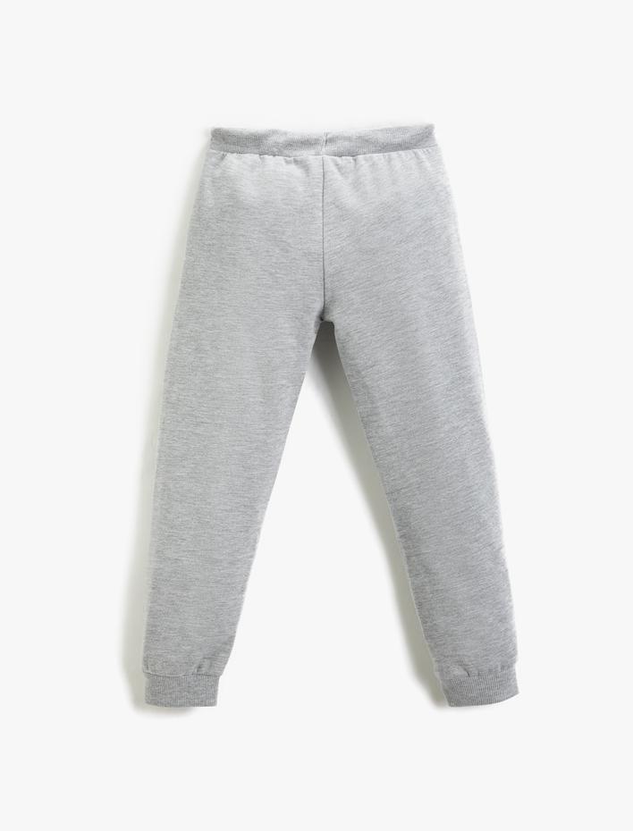 Erkek Çocuk Basic Jogger Eşofman Altı Beli Bağlamalı Cepli