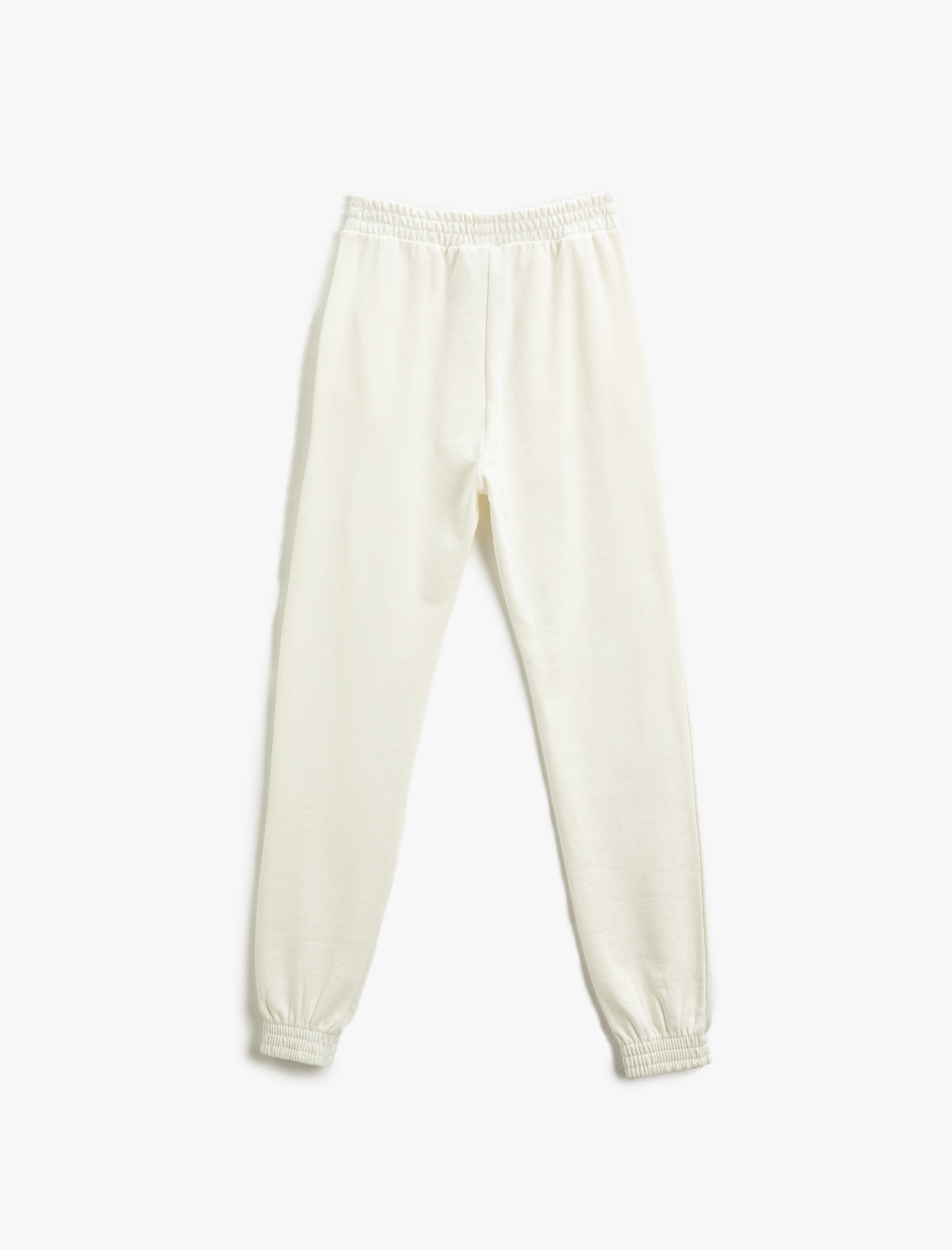  Kız Çocuk Jogger Eşofman Altı Etiket Detaylı Cepli Beli Lastikli