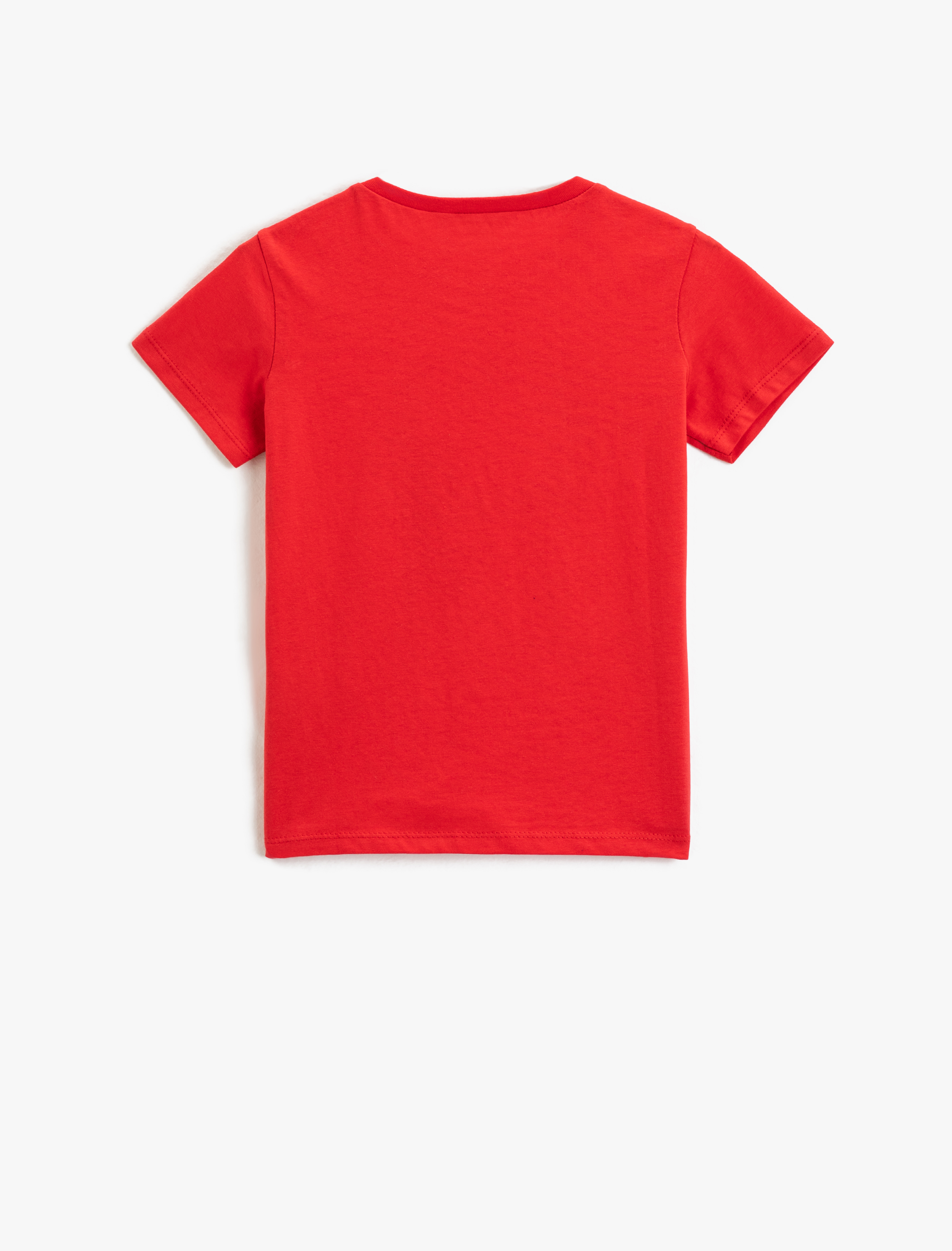  Erkek Çocuk Atatürk Baskılı Kısa Kollu Tişört Bisiklet Yaka Pamuklu