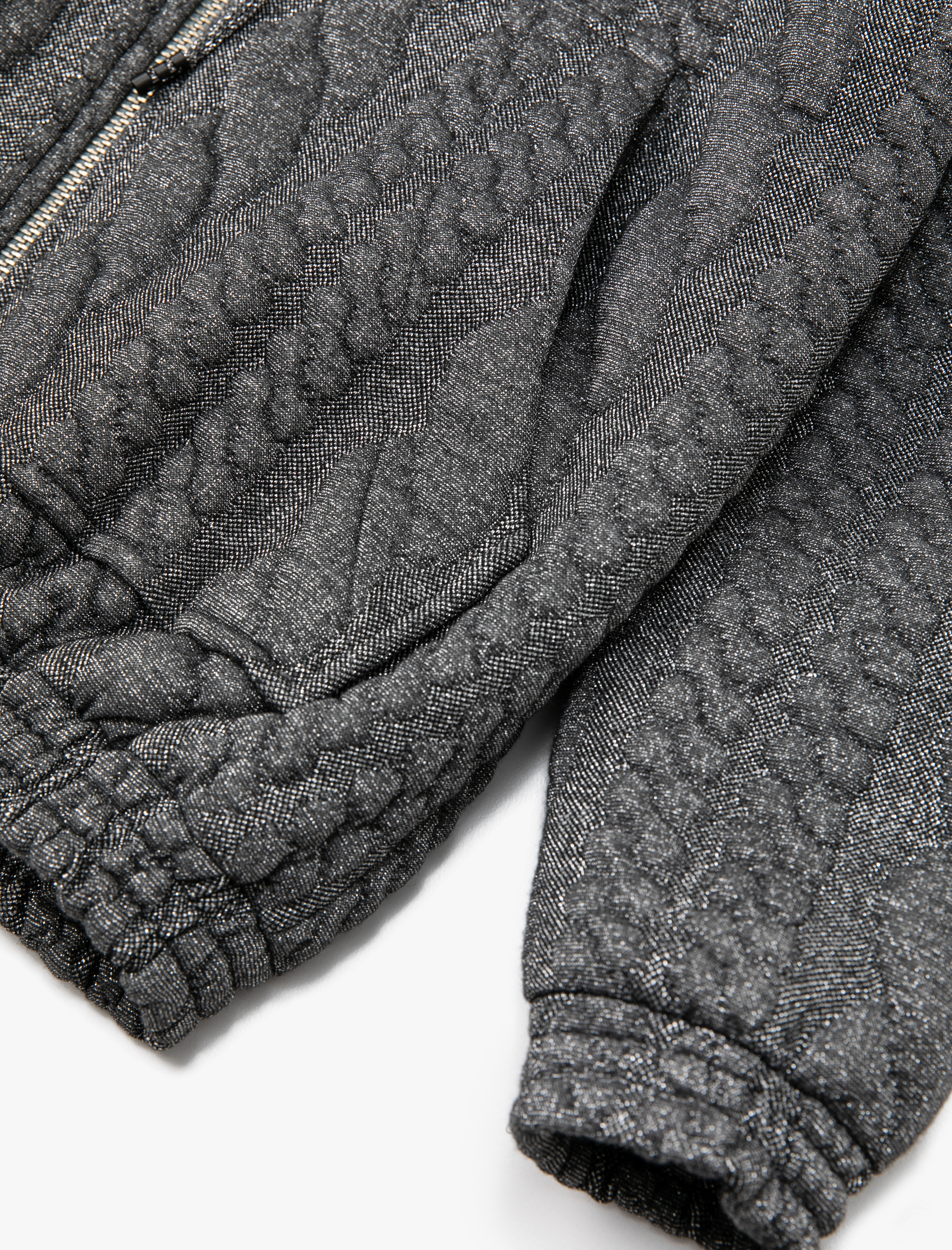   Koton X Şahika Ercümen - Örgü Görünümlü Cepli Fermuarlı Ceket