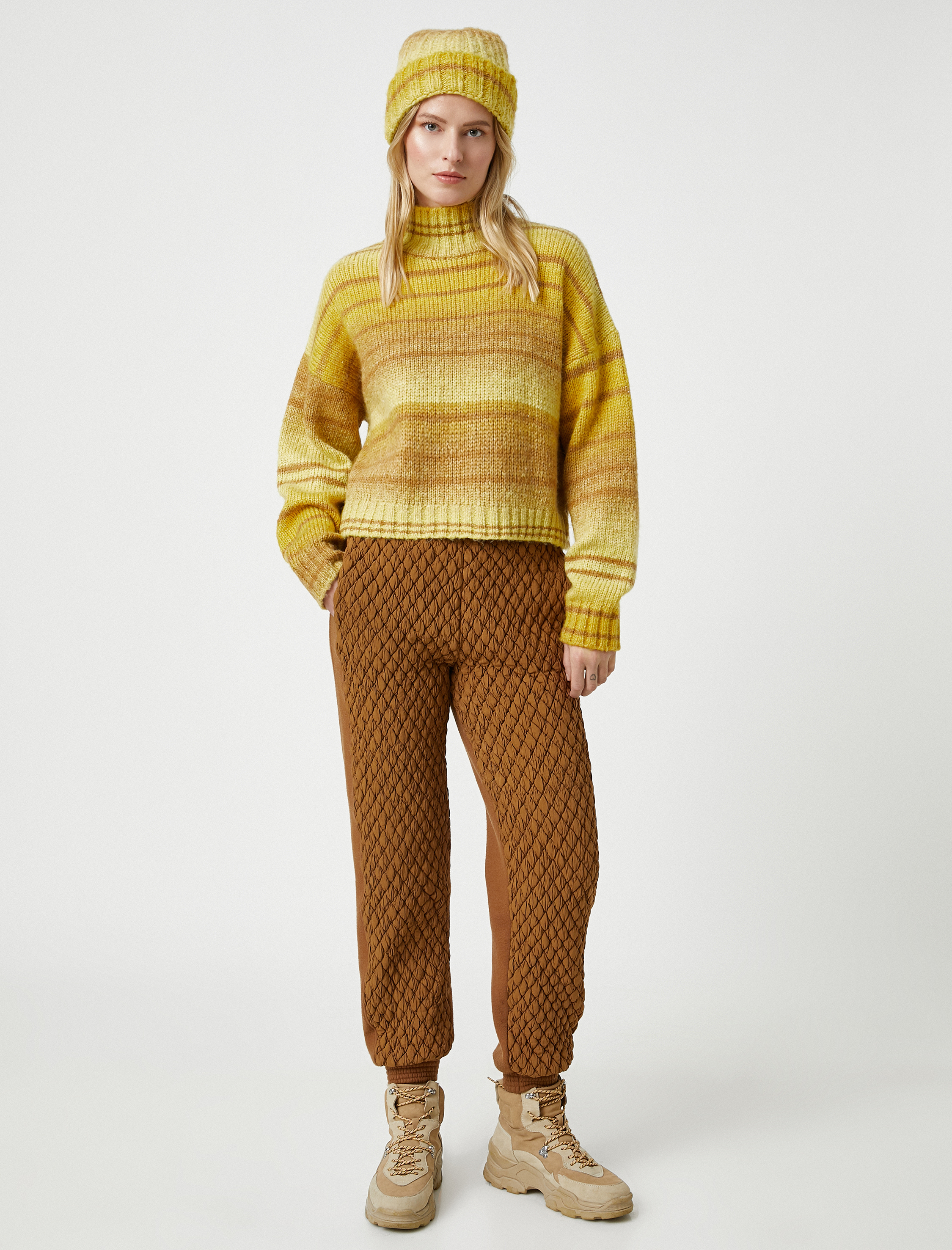   Koton X Şahika Ercümen - Kapitone Beli Lastikli Jogger Eşofman Altı