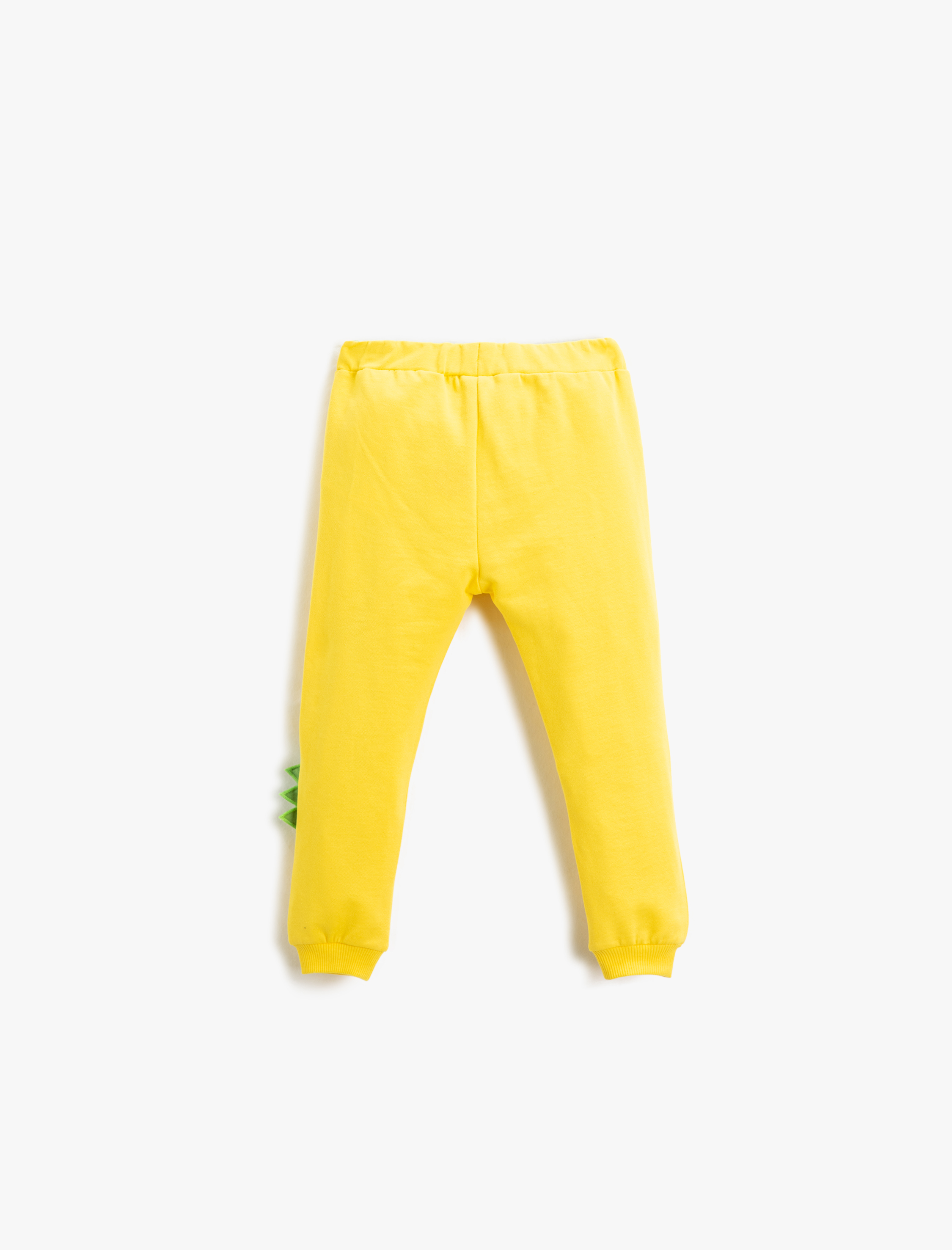  Erkek Bebek Jogger Eşofman Altı Dinozor Baskılı Aplike Detaylı Beli bağlamalı