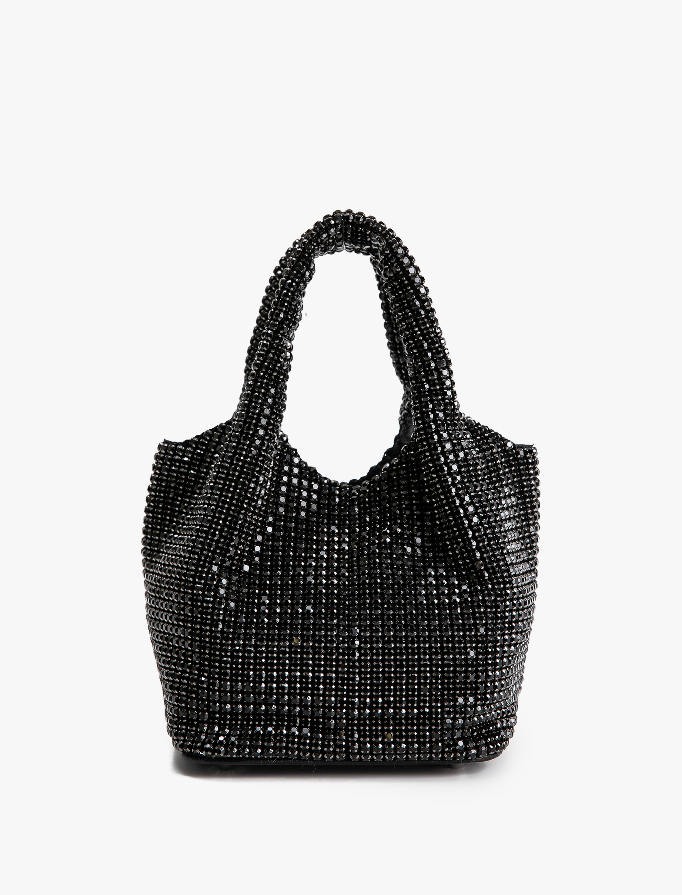  Kadın Abiye Çanta Parlak Taşlı Tutma Saplı Çıtçıt Kapama