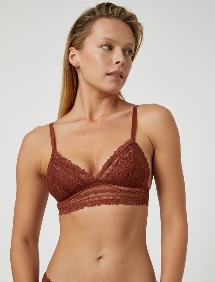  Balensiz Dantelli Sütyen