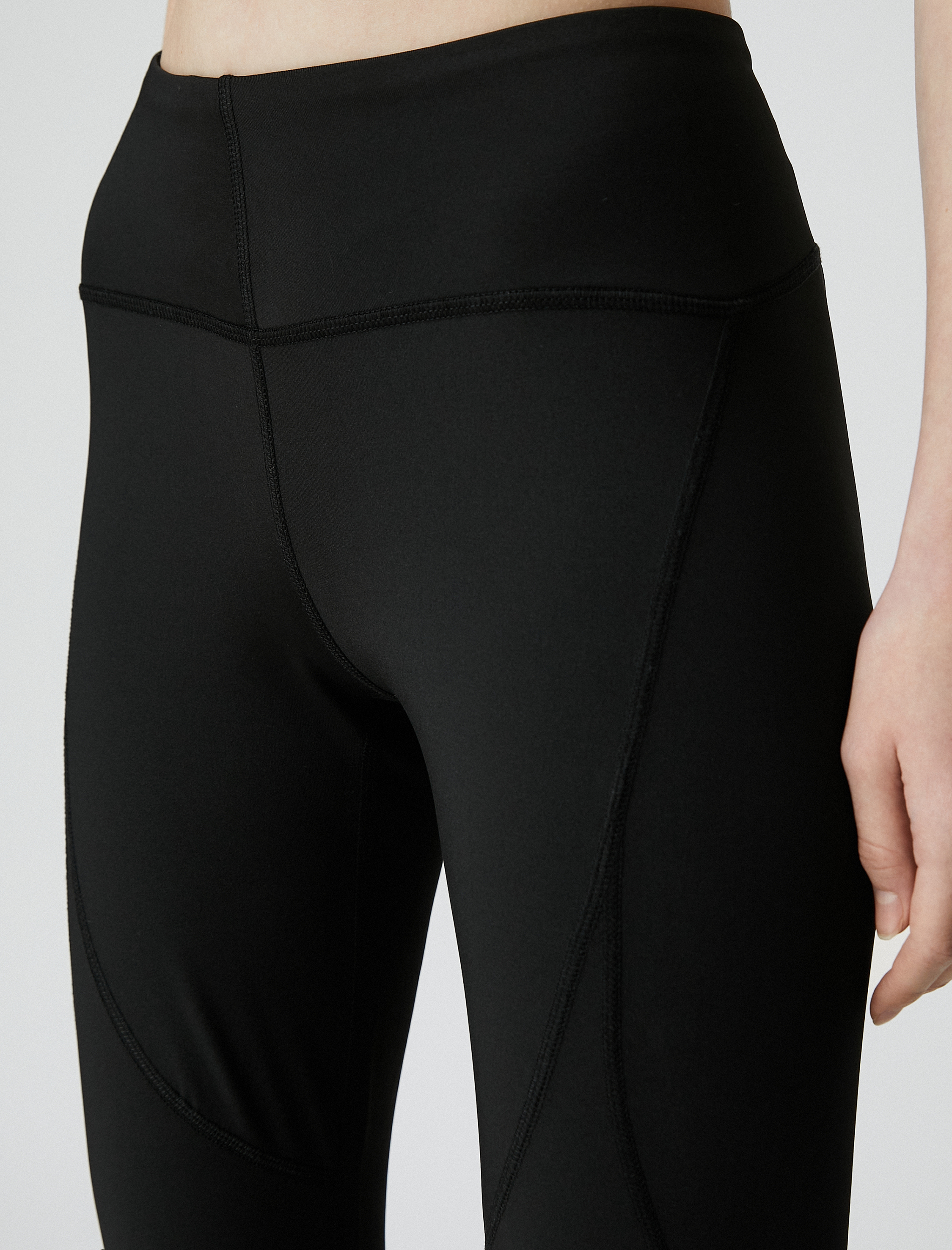   Yoga Taytı Dikiş Detaylı Normal Bel